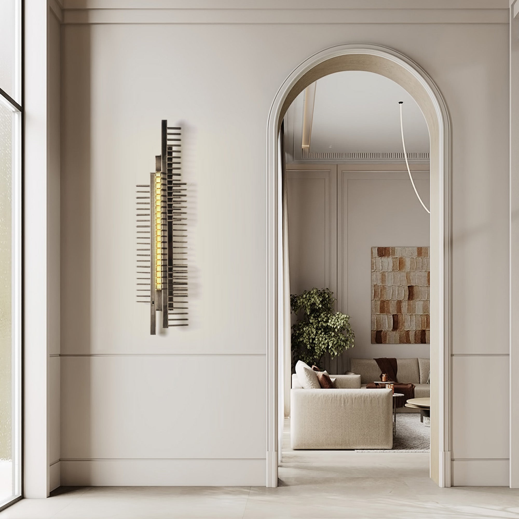 Halo Flare wall lamp CY-BD-1056 - Wall Lamps - ebarza Furniture UAE | Shop Modern Furniture in Abu Dhabi & Dubai - مفروشات ايبازرا في الامارات | تسوق اثاث عصري وديكورات مميزة في دبي وابوظبي