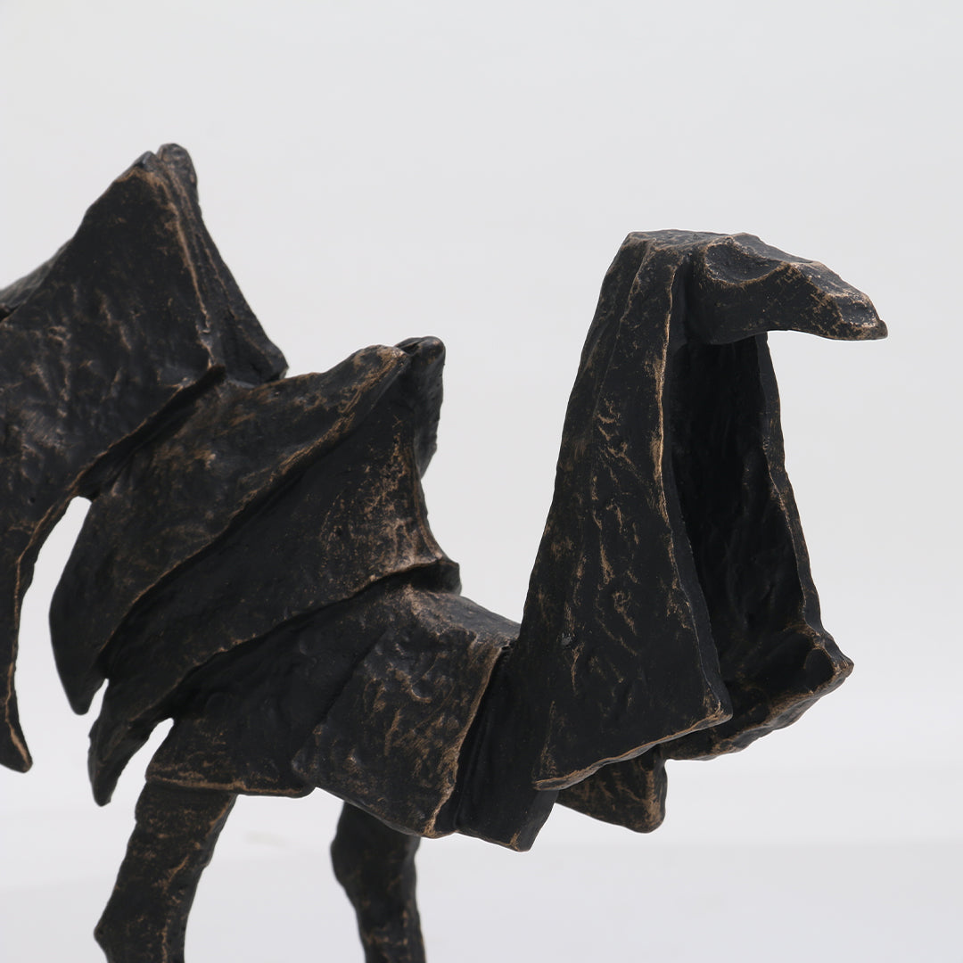 Camel Sculpture KA3066A - Home Decor Figurines - ebarza Furniture UAE | Shop Modern Furniture in Abu Dhabi & Dubai - مفروشات ايبازرا في الامارات | تسوق اثاث عصري وديكورات مميزة في دبي وابوظبي