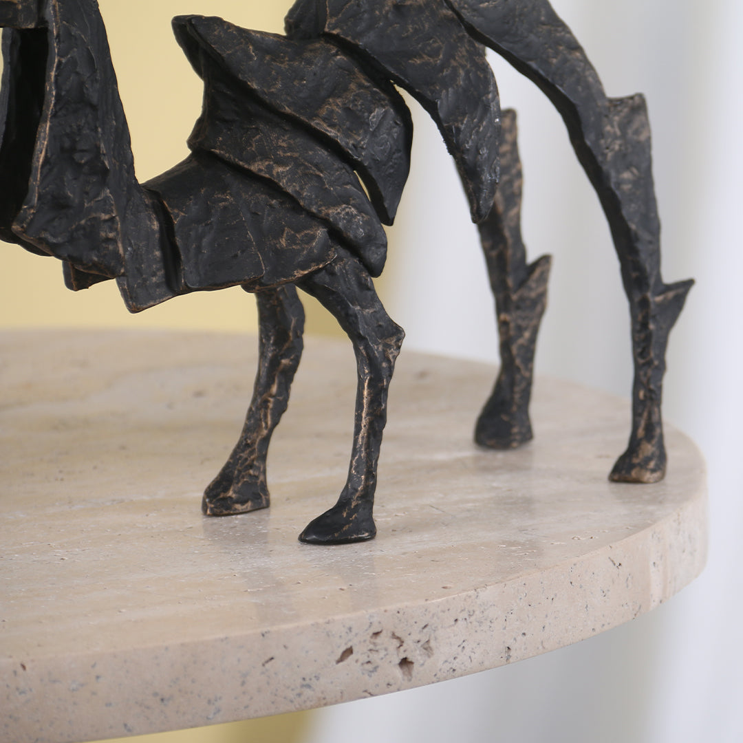 Camel Sculpture KA3066A - Home Decor Figurines - ebarza Furniture UAE | Shop Modern Furniture in Abu Dhabi & Dubai - مفروشات ايبازرا في الامارات | تسوق اثاث عصري وديكورات مميزة في دبي وابوظبي