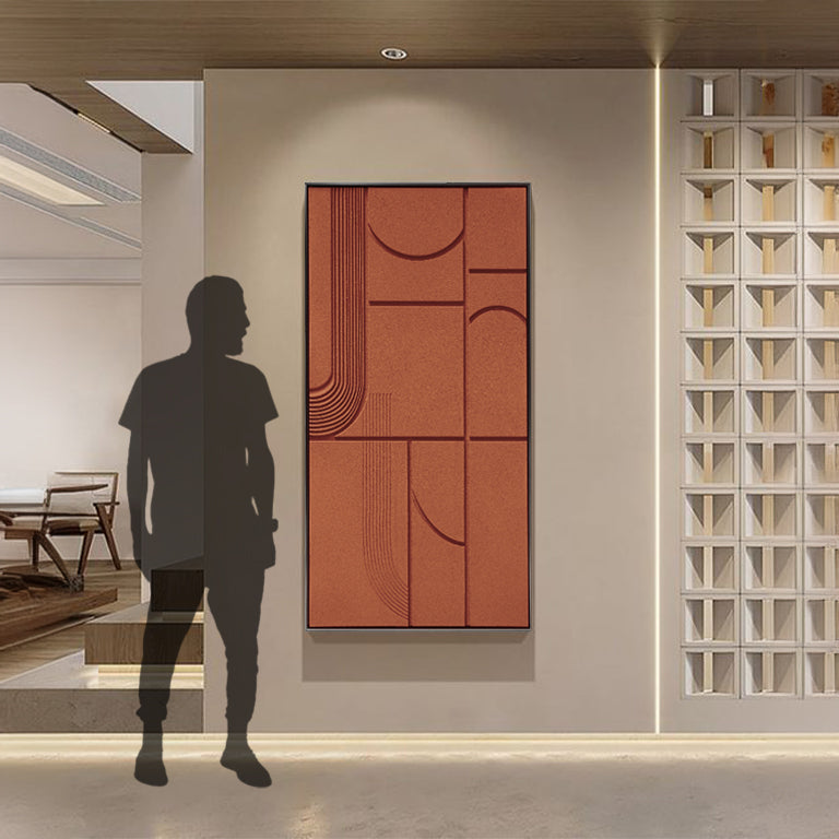 WOOD CARVING-Clay Color Painting SOAWCP025-CLY - Paintings - ebarza Furniture UAE | Shop Modern Furniture in Abu Dhabi & Dubai - مفروشات ايبازرا في الامارات | تسوق اثاث عصري وديكورات مميزة في دبي وابوظبي