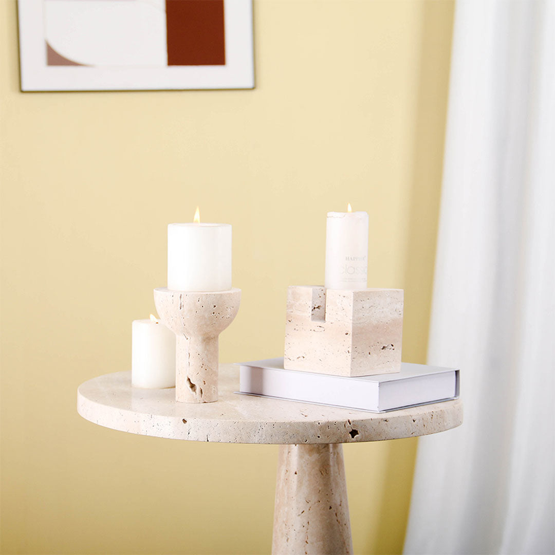 Candle Holder Set - KE4006 - Home Decor Figurines - ebarza Furniture UAE | Shop Modern Furniture in Abu Dhabi & Dubai - مفروشات ايبازرا في الامارات | تسوق اثاث عصري وديكورات مميزة في دبي وابوظبي
