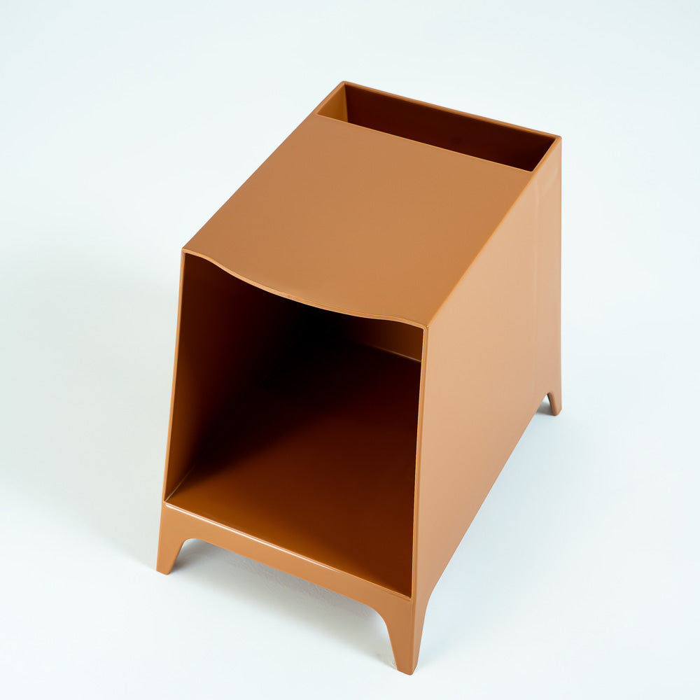 Caramel Side Table/Bedside Table BB-013 - Side Tables - ebarza Furniture UAE | Shop Modern Furniture in Abu Dhabi & Dubai - مفروشات ايبازرا في الامارات | تسوق اثاث عصري وديكورات مميزة في دبي وابوظبي