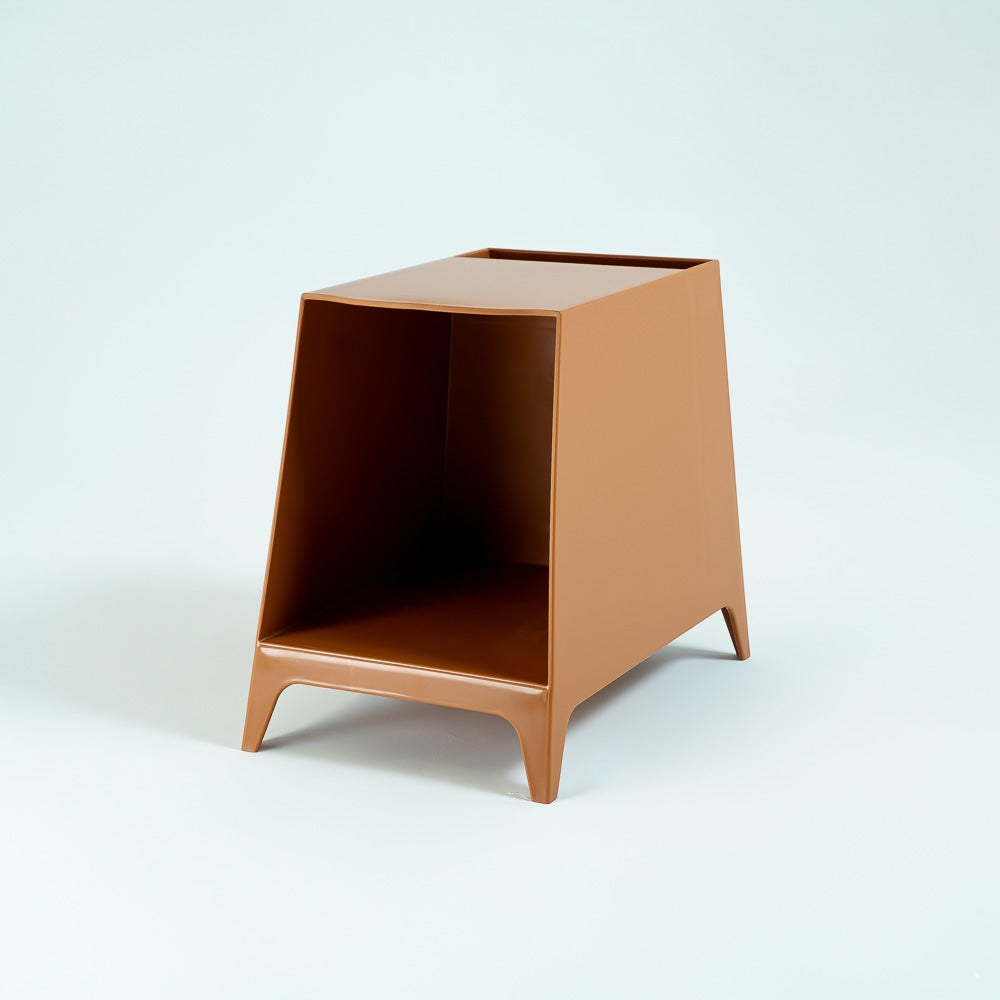Caramel Side Table/Bedside Table BB-013 - Side Tables - ebarza Furniture UAE | Shop Modern Furniture in Abu Dhabi & Dubai - مفروشات ايبازرا في الامارات | تسوق اثاث عصري وديكورات مميزة في دبي وابوظبي