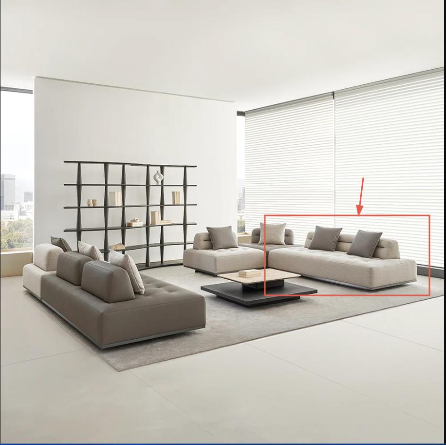 Pre-order 120 Days Delivery Carmilla 2-Seater Module Without Arm - Fabric - MSTV-S015-B - Sofas - ebarza Furniture UAE | Shop Modern Furniture in Abu Dhabi & Dubai - مفروشات ايبازرا في الامارات | تسوق اثاث عصري وديكورات مميزة في دبي وابوظبي