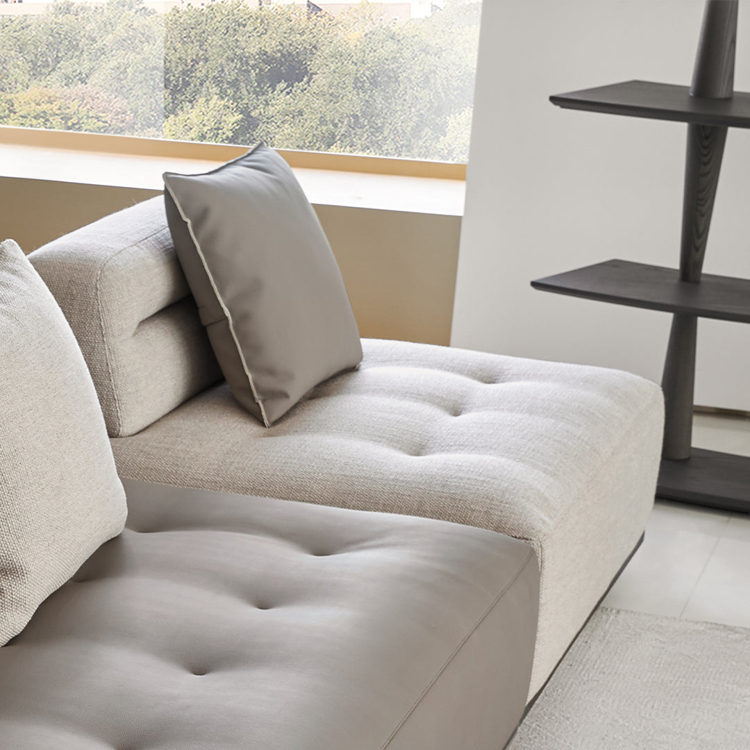 Pre-order 120 Days Delivery Carmilla Single Seater Module Without Arm - Fabric - MSTV-S015-D -  Sofas - ebarza Furniture UAE | Shop Modern Furniture in Abu Dhabi & Dubai - مفروشات ايبازرا في الامارات | تسوق اثاث عصري وديكورات مميزة في دبي وابوظبي