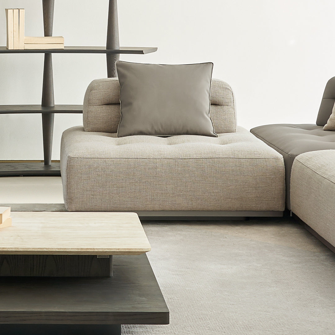 Pre-order 120 Days Delivery Carmilla Single Seater Module Without Arm - Fabric - MSTV-S015-D -  Sofas - ebarza Furniture UAE | Shop Modern Furniture in Abu Dhabi & Dubai - مفروشات ايبازرا في الامارات | تسوق اثاث عصري وديكورات مميزة في دبي وابوظبي