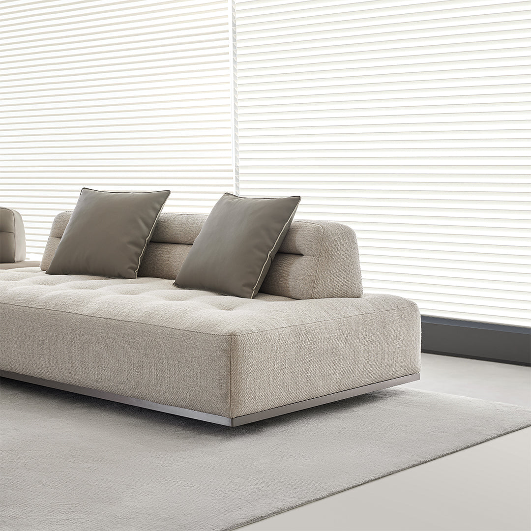 Pre-order 120 Days Delivery Carmilla 2-Seater Module Without Arm - Fabric - MSTV-S015-B -  Sofas - ebarza Furniture UAE | Shop Modern Furniture in Abu Dhabi & Dubai - مفروشات ايبازرا في الامارات | تسوق اثاث عصري وديكورات مميزة في دبي وابوظبي