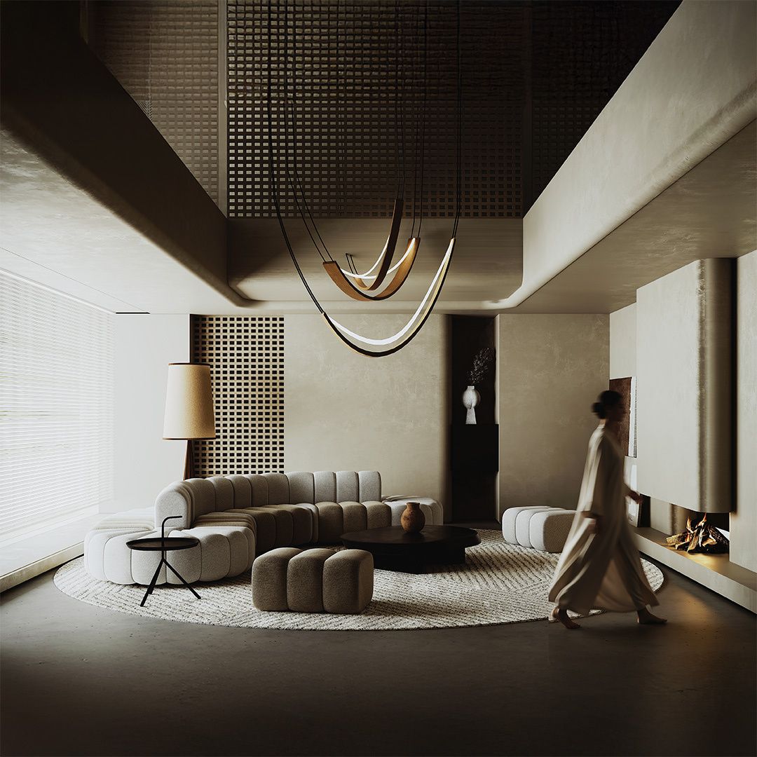 Chameleon Sofa Pouf Module - H-5228-E - Brown - Sofas - ebarza Furniture UAE | Shop Modern Furniture in Abu Dhabi & Dubai - مفروشات ايبازرا في الامارات | تسوق اثاث عصري وديكورات مميزة في دبي وابوظبي