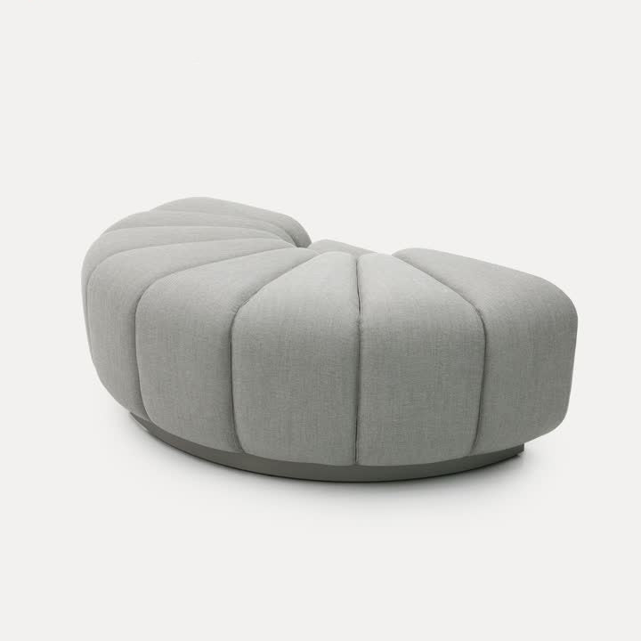 Pre-order 15 Days Delivery Chameleon Sofa - Half Round Moduel - H-5228-D - Sofas - ebarza Furniture UAE | Shop Modern Furniture in Abu Dhabi & Dubai - مفروشات ايبازرا في الامارات | تسوق اثاث عصري وديكورات مميزة في دبي وابوظبي
