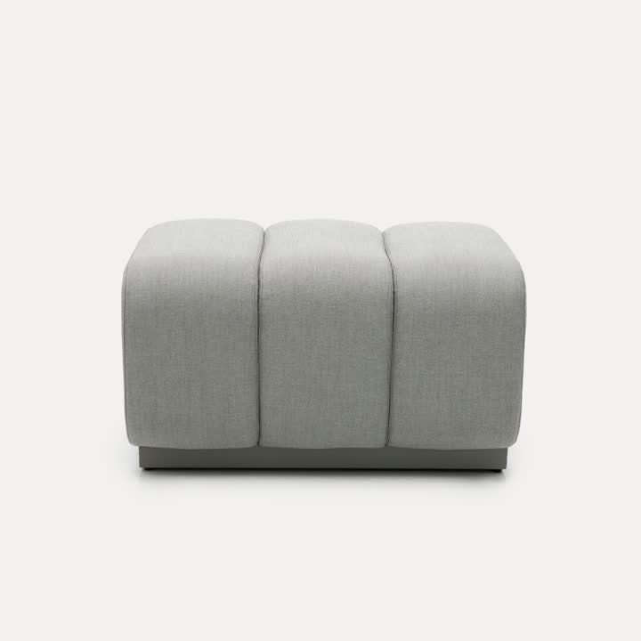 Pre-order 15 Days Delivery Chameleon Sofa - Pouf Module - H-5228-E - Grey - Sofas - ebarza Furniture UAE | Shop Modern Furniture in Abu Dhabi & Dubai - مفروشات ايبازرا في الامارات | تسوق اثاث عصري وديكورات مميزة في دبي وابوظبي