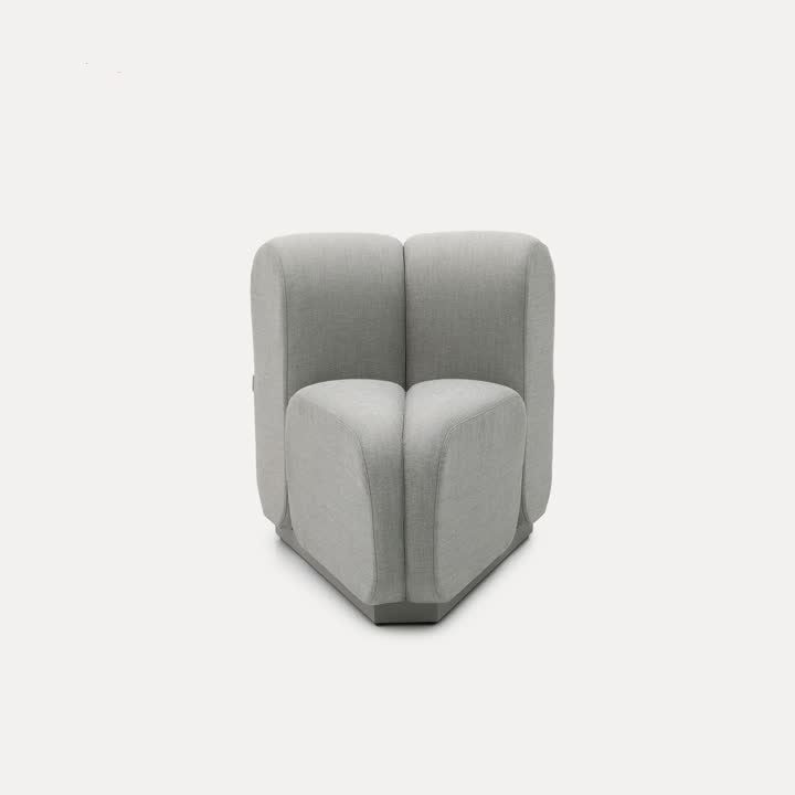 Pre-order 15 Days Delivery Chameleon Sofa Round With Back Rest - H-5228-C2 - Sofas - ebarza Furniture UAE | Shop Modern Furniture in Abu Dhabi & Dubai - مفروشات ايبازرا في الامارات | تسوق اثاث عصري وديكورات مميزة في دبي وابوظبي