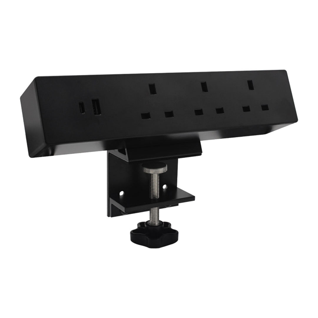 Clamp On Socket JXB032B - Black - Power Sockets - ebarza Furniture UAE | Shop Modern Furniture in Abu Dhabi & Dubai - مفروشات ايبازرا في الامارات | تسوق اثاث عصري وديكورات مميزة في دبي وابوظبي