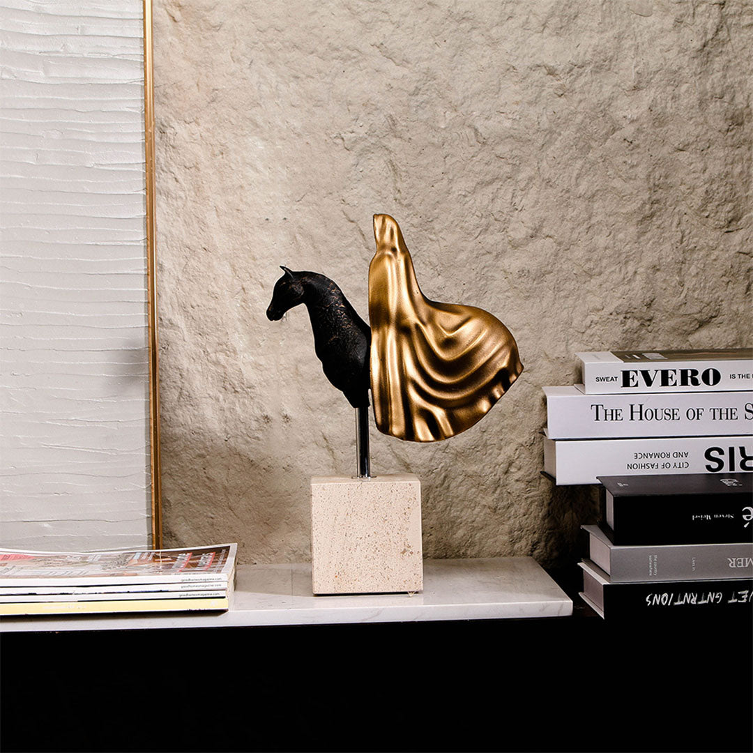 Cloak Rider Statue Sculpture - KA4123 -  Home Decor Figurines - ebarza Furniture UAE | Shop Modern Furniture in Abu Dhabi & Dubai - مفروشات ايبازرا في الامارات | تسوق اثاث عصري وديكورات مميزة في دبي وابوظبي
