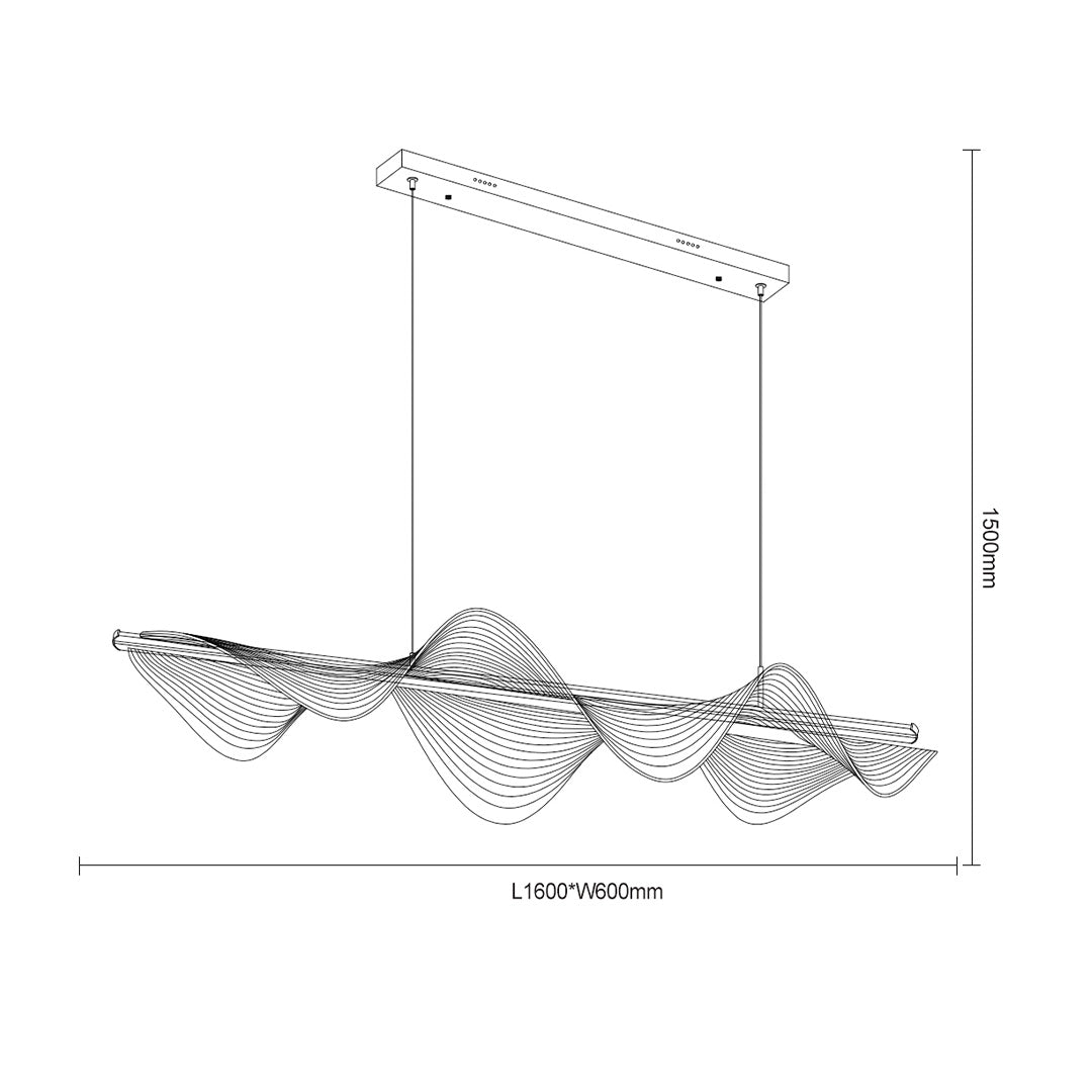 Cloud Pendant Lamp MA05819PB-001 - Pendant Lamps - ebarza Furniture UAE | Shop Modern Furniture in Abu Dhabi & Dubai - مفروشات ايبازرا في الامارات | تسوق اثاث عصري وديكورات مميزة في دبي وابوظبي