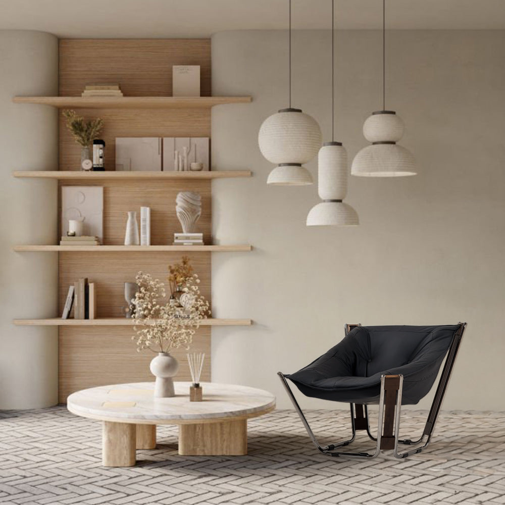 Cocoon Lounge Chair - PS-A179 -BL -  Lounge Chairs - ebarza Furniture UAE | Shop Modern Furniture in Abu Dhabi & Dubai - مفروشات ايبازرا في الامارات | تسوق اثاث عصري وديكورات مميزة في دبي وابوظبي