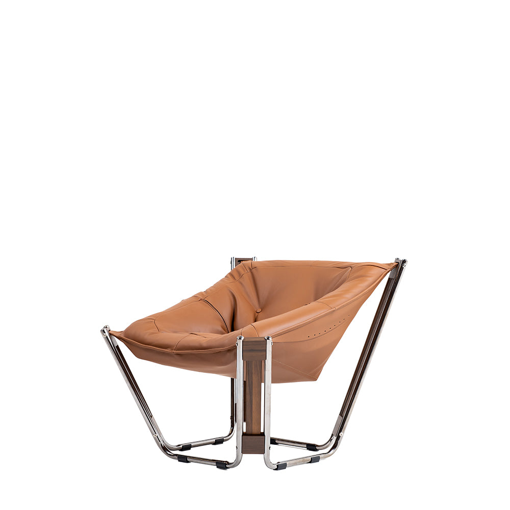 Cocoon Lounge Chair - PS-A179 -Br - Lounge Chairs - ebarza Furniture UAE | Shop Modern Furniture in Abu Dhabi & Dubai - مفروشات ايبازرا في الامارات | تسوق اثاث عصري وديكورات مميزة في دبي وابوظبي