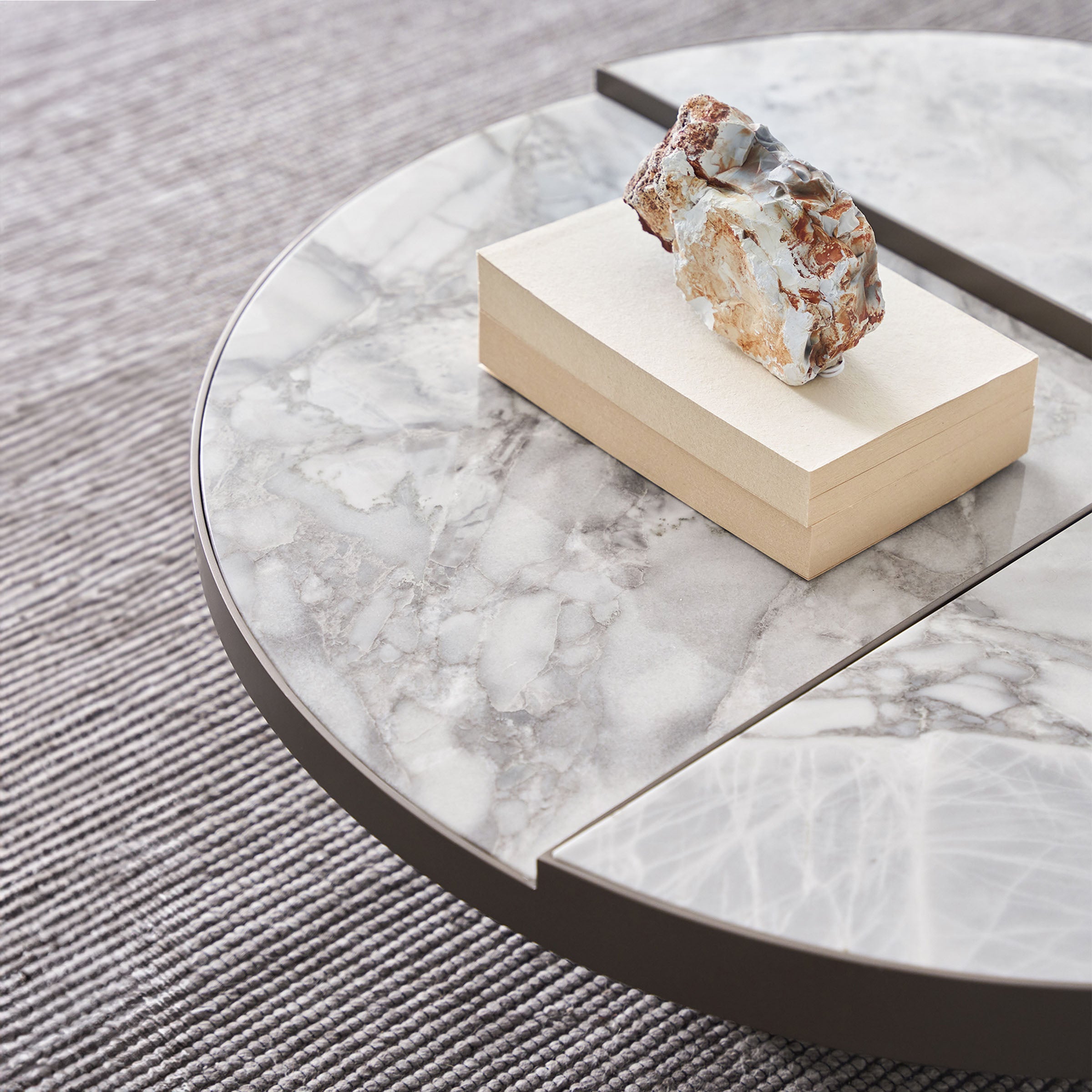 Desert Marble Coffee Table  BMBO- CJ8061 -  Coffee tables - ebarza Furniture UAE | Shop Modern Furniture in Abu Dhabi & Dubai - مفروشات ايبازرا في الامارات | تسوق اثاث عصري وديكورات مميزة في دبي وابوظبي