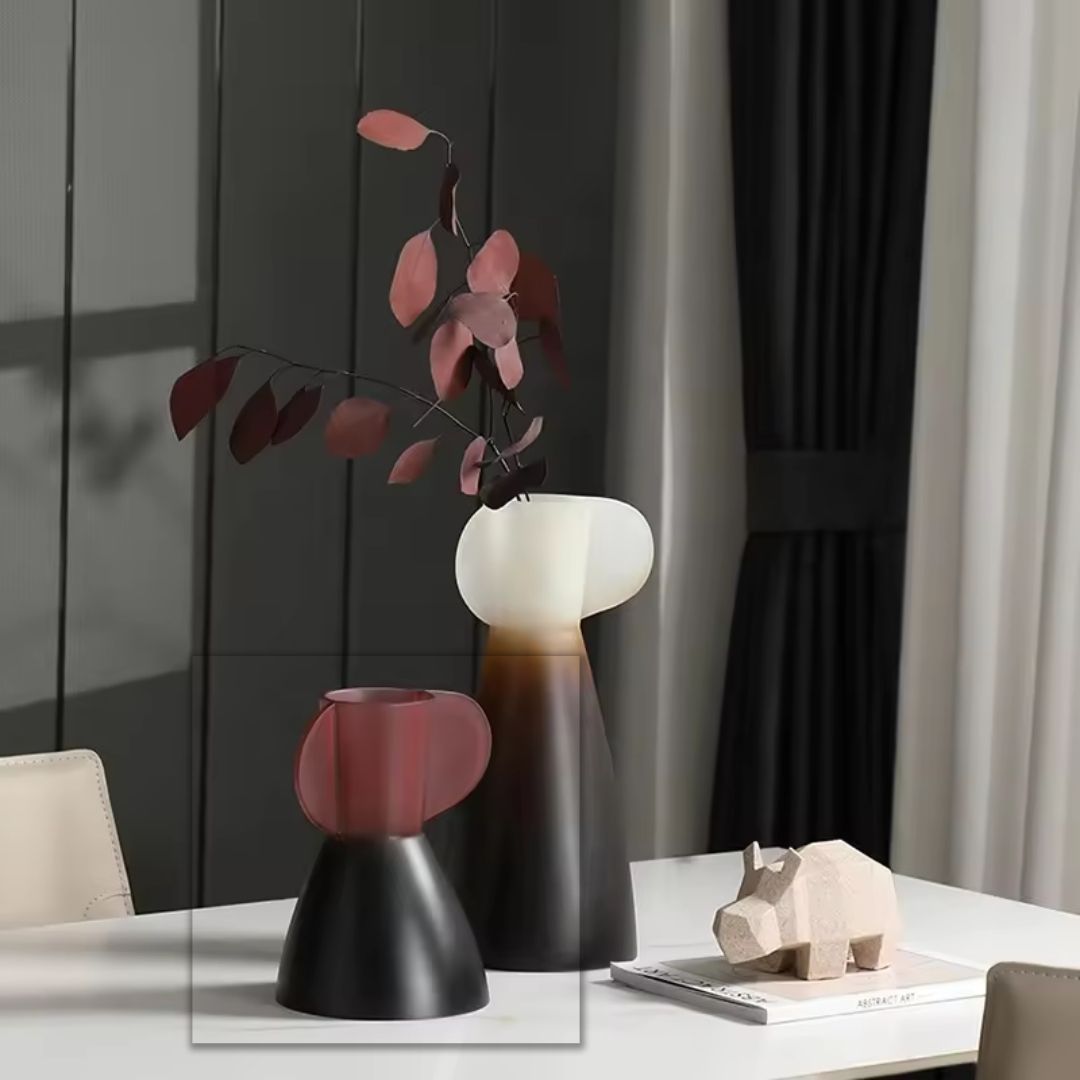 Colorblock Amphorae-B FC-SZ24052B - Vases - ebarza Furniture UAE | Shop Modern Furniture in Abu Dhabi & Dubai - مفروشات ايبازرا في الامارات | تسوق اثاث عصري وديكورات مميزة في دبي وابوظبي