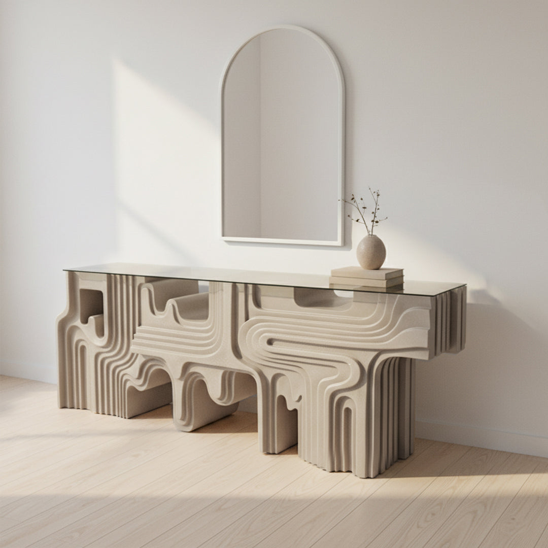Rhapsody Console Table PC-4009-01 - Cream