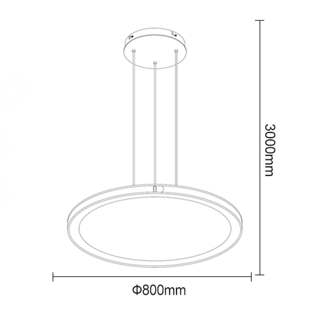 Cosmic Ring Pendant Lamp MK6113PC-001-02 - Pendant Lamps | مصباح معلق الدائري الكوني - ebarza Furniture UAE | Shop Modern Furniture in Abu Dhabi & Dubai - مفروشات ايبازرا في الامارات | تسوق اثاث عصري وديكورات مميزة في دبي وابوظبي