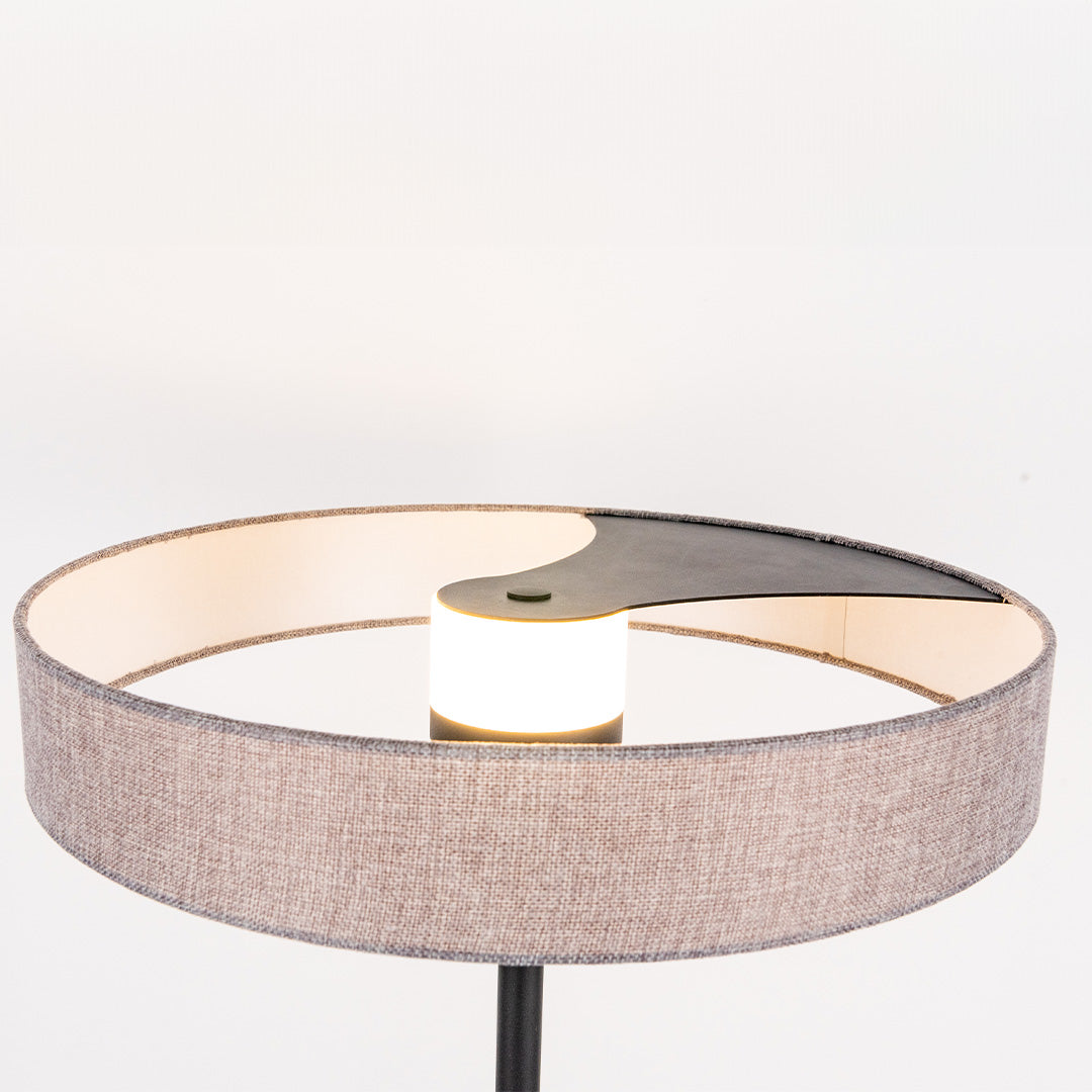 Crescent LED 155x45 Metal Aluminum Fabric Floor Lamp Crescent-02FL - Floor Lamps - ebarza Furniture UAE | Shop Modern Furniture in Abu Dhabi & Dubai - مفروشات ايبازرا في الامارات | تسوق اثاث عصري وديكورات مميزة في دبي وابوظبي