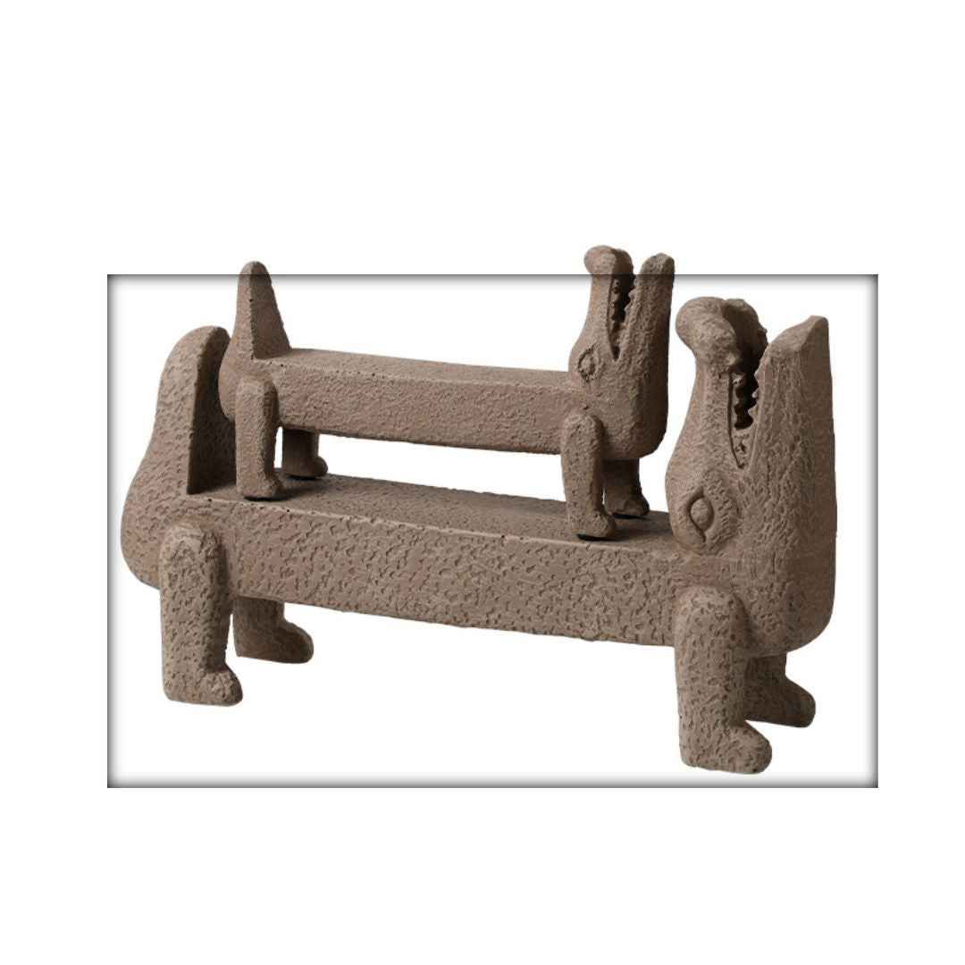 Crocodile Resin Ornament -A FF-SZ24063A - Home Decor Figurines - ebarza Furniture UAE | Shop Modern Furniture in Abu Dhabi & Dubai - مفروشات ايبازرا في الامارات | تسوق اثاث عصري وديكورات مميزة في دبي وابوظبي