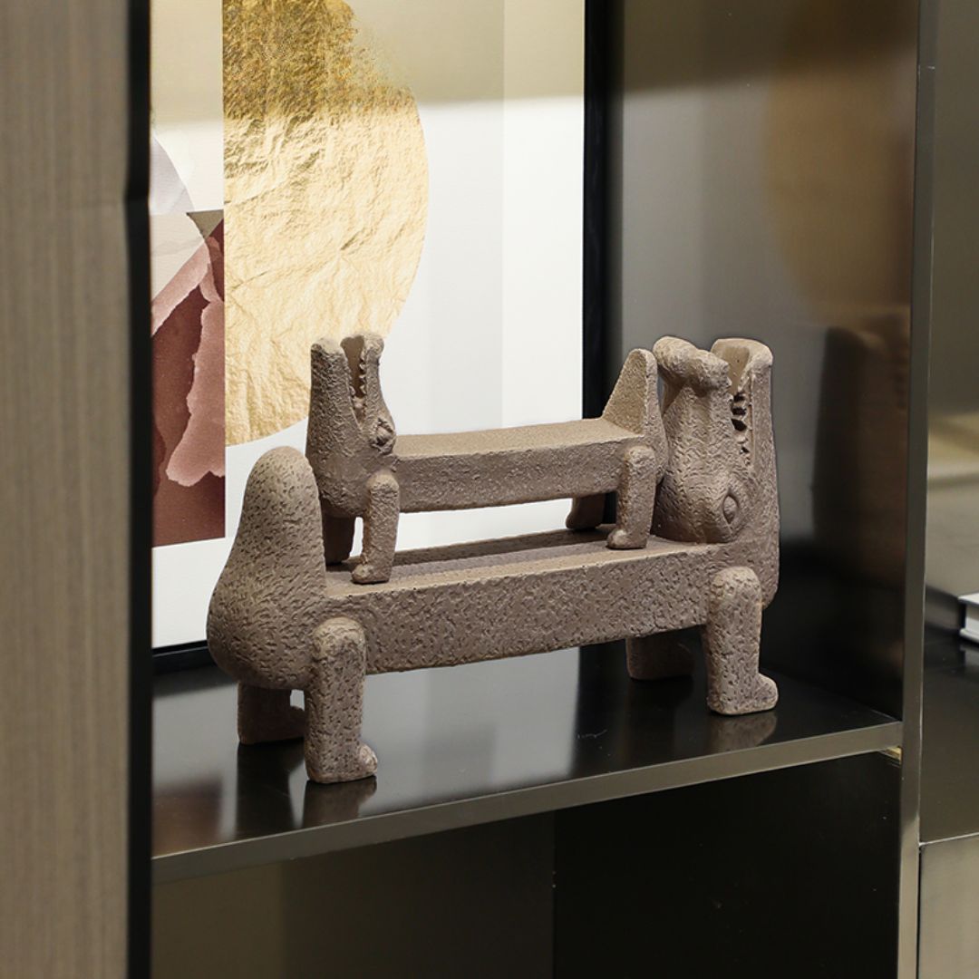 Crocodile Resin Ornament -A FF-SZ24063A - Home Decor Figurines - ebarza Furniture UAE | Shop Modern Furniture in Abu Dhabi & Dubai - مفروشات ايبازرا في الامارات | تسوق اثاث عصري وديكورات مميزة في دبي وابوظبي