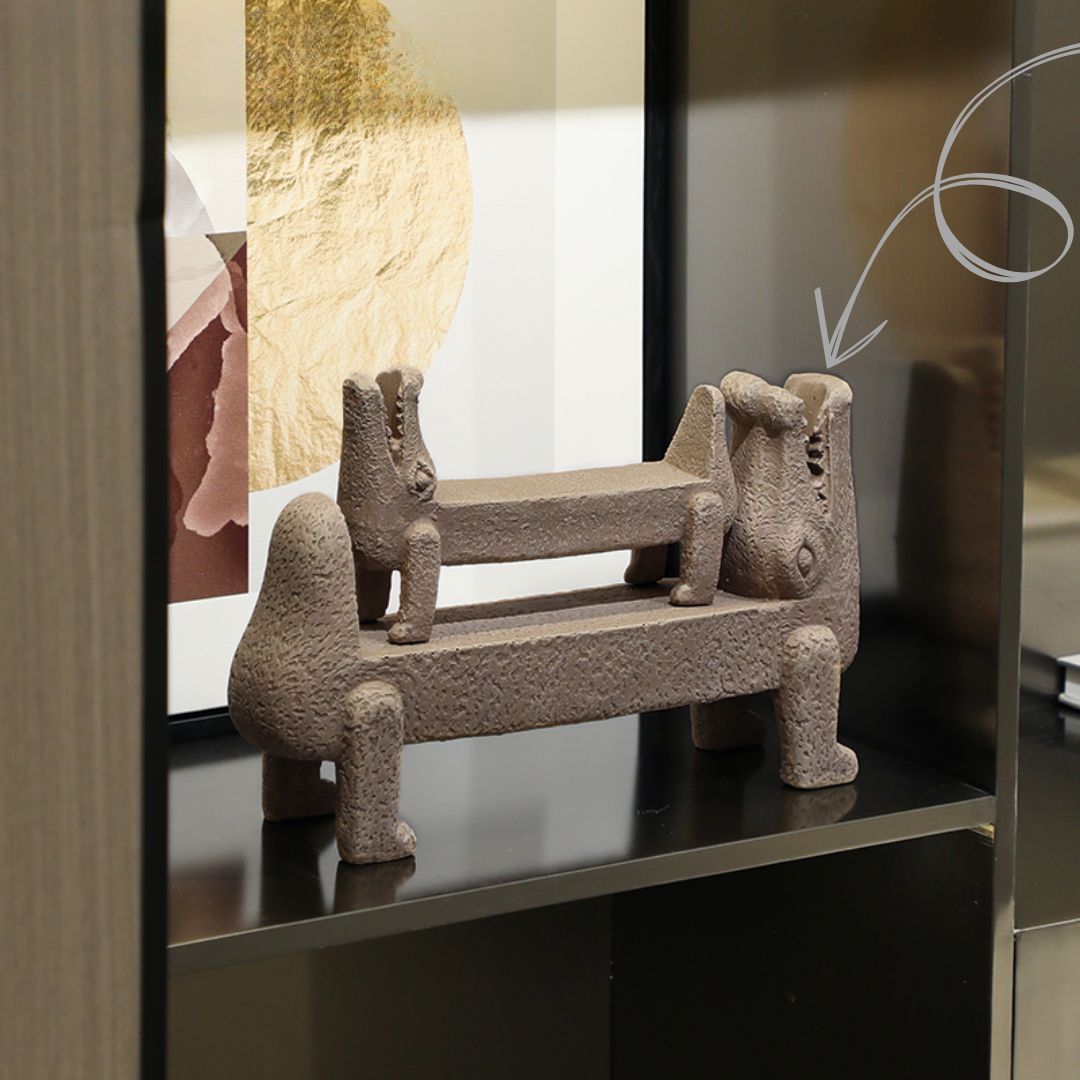 Crocodile Resin Ornament -A FF-SZ24063A - Home Decor Figurines - ebarza Furniture UAE | Shop Modern Furniture in Abu Dhabi & Dubai - مفروشات ايبازرا في الامارات | تسوق اثاث عصري وديكورات مميزة في دبي وابوظبي