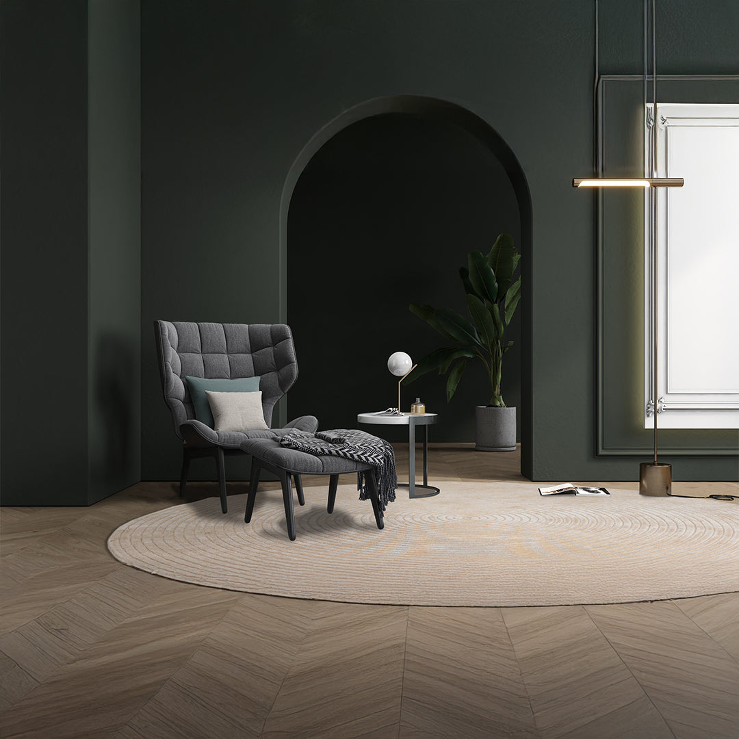 D400 Cm WOOL Clay Rug JH-22730 - Rugs - ebarza Furniture UAE | Shop Modern Furniture in Abu Dhabi & Dubai - مفروشات ايبازرا في الامارات | تسوق اثاث عصري وديكورات مميزة في دبي وابوظبي