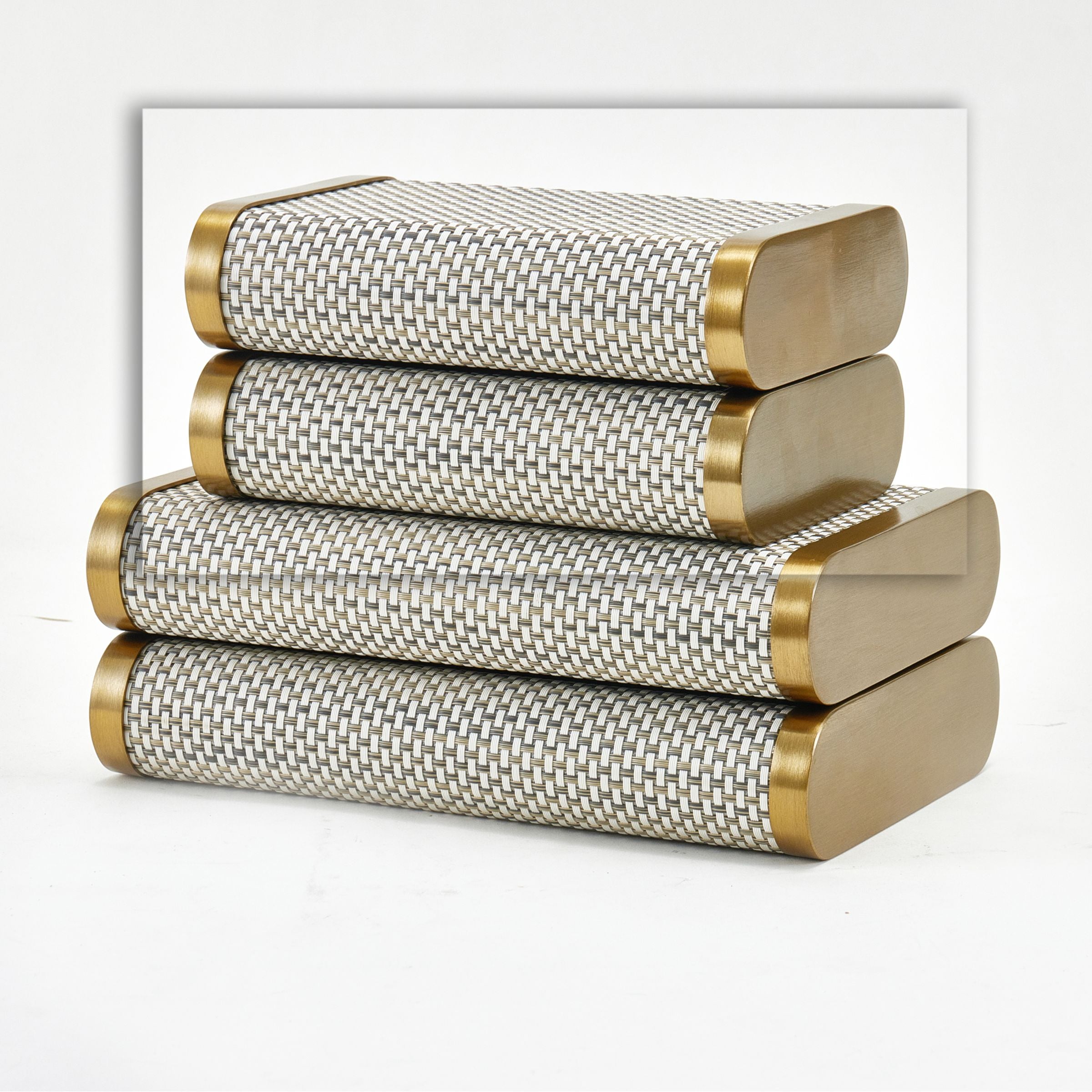 LIGHT BEIGE STORAGE BOX- S DH201215AS - Decorative Boxes - ebarza Furniture UAE | Shop Modern Furniture in Abu Dhabi & Dubai - مفروشات ايبازرا في الامارات | تسوق اثاث عصري وديكورات مميزة في دبي وابوظبي