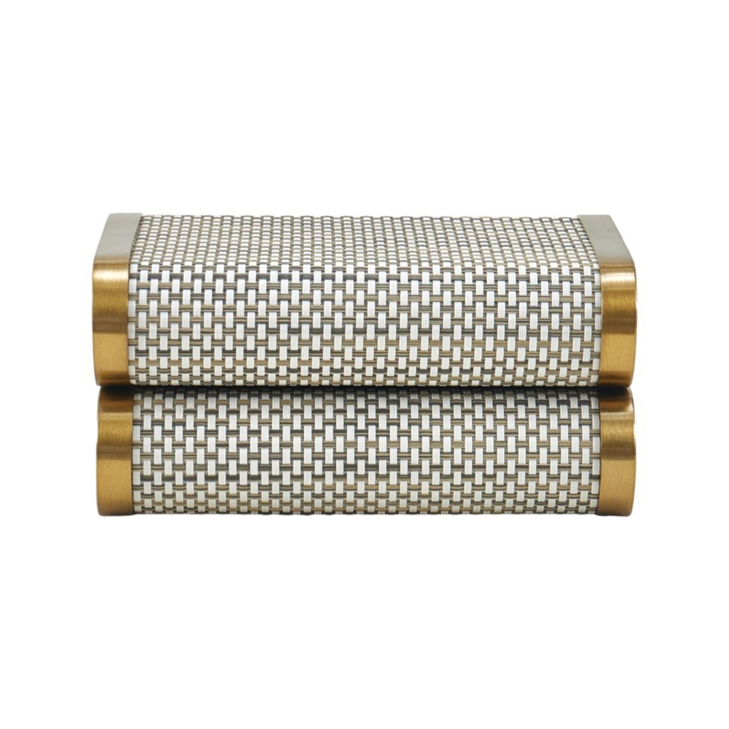 LIGHT BEIGE STORAGE BOX- S DH201215AS - Decorative Boxes - ebarza Furniture UAE | Shop Modern Furniture in Abu Dhabi & Dubai - مفروشات ايبازرا في الامارات | تسوق اثاث عصري وديكورات مميزة في دبي وابوظبي