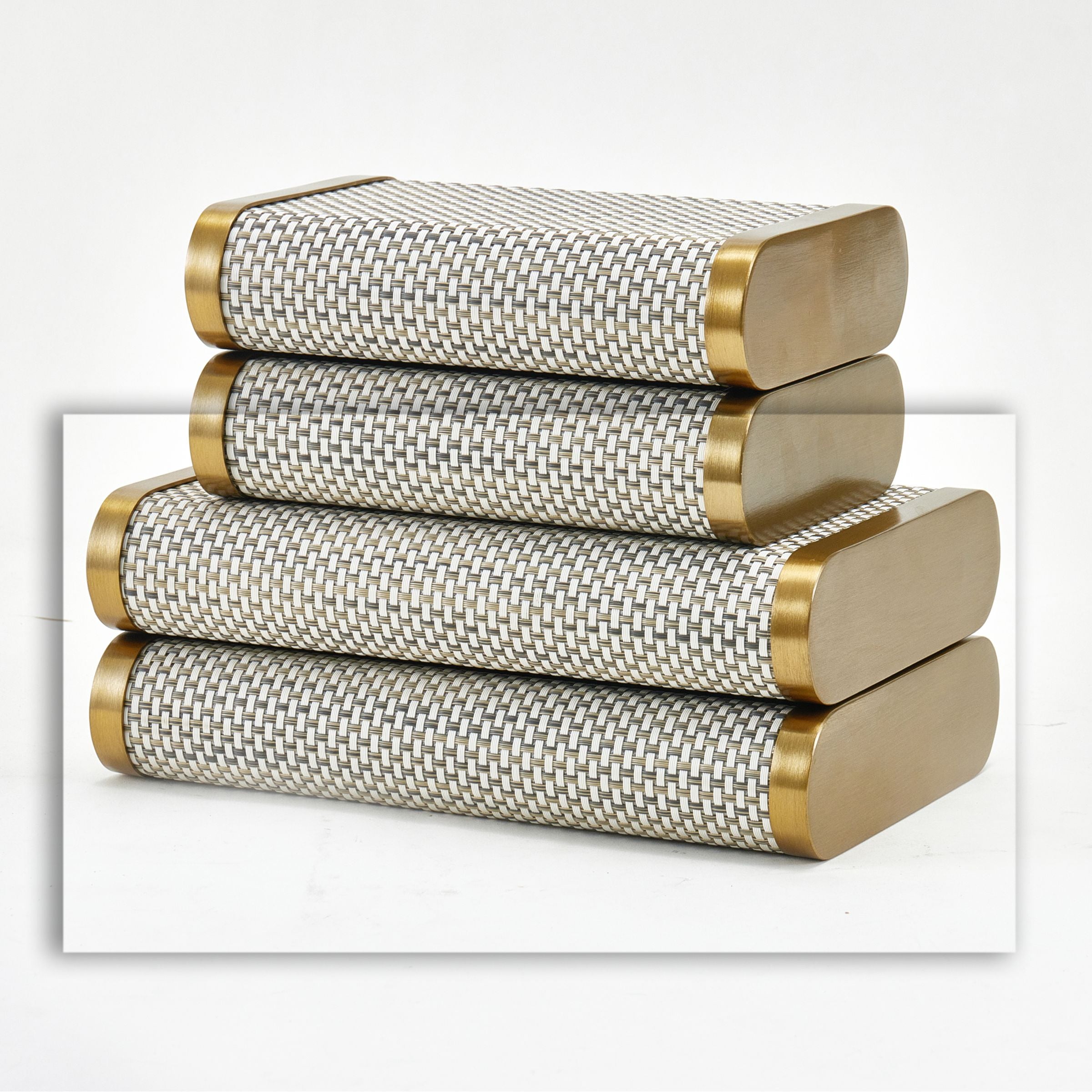 LIGHT BEIGE STORAGE BOX- L DH201215AL - Decorative Boxes - ebarza Furniture UAE | Shop Modern Furniture in Abu Dhabi & Dubai - مفروشات ايبازرا في الامارات | تسوق اثاث عصري وديكورات مميزة في دبي وابوظبي