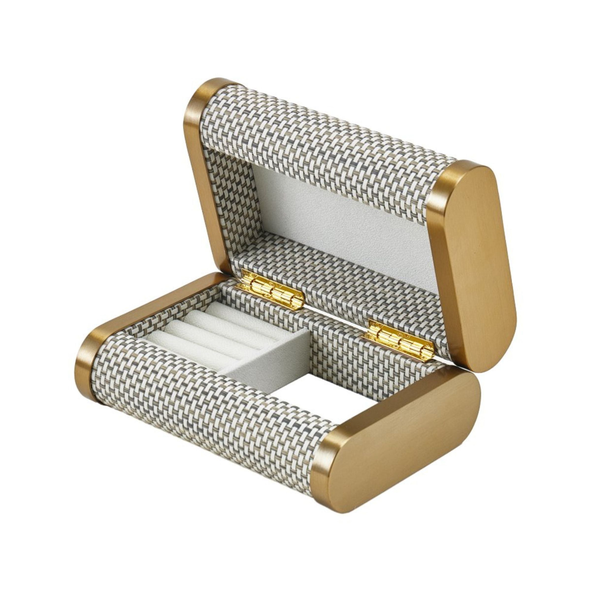 LIGHT BEIGE STORAGE BOX- S DH201215AS - Decorative Boxes - ebarza Furniture UAE | Shop Modern Furniture in Abu Dhabi & Dubai - مفروشات ايبازرا في الامارات | تسوق اثاث عصري وديكورات مميزة في دبي وابوظبي