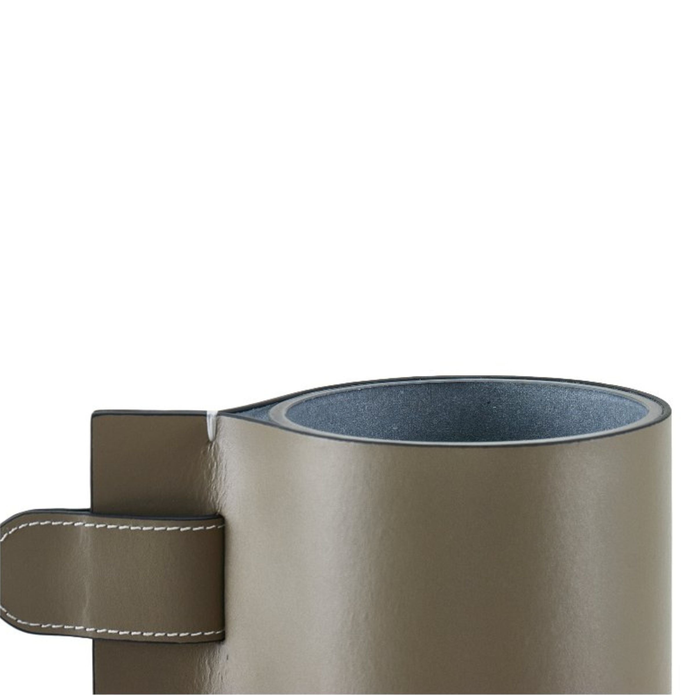 KHAKI FLOWER VASE- L  DP201200DL -  Vases - ebarza Furniture UAE | Shop Modern Furniture in Abu Dhabi & Dubai - مفروشات ايبازرا في الامارات | تسوق اثاث عصري وديكورات مميزة في دبي وابوظبي