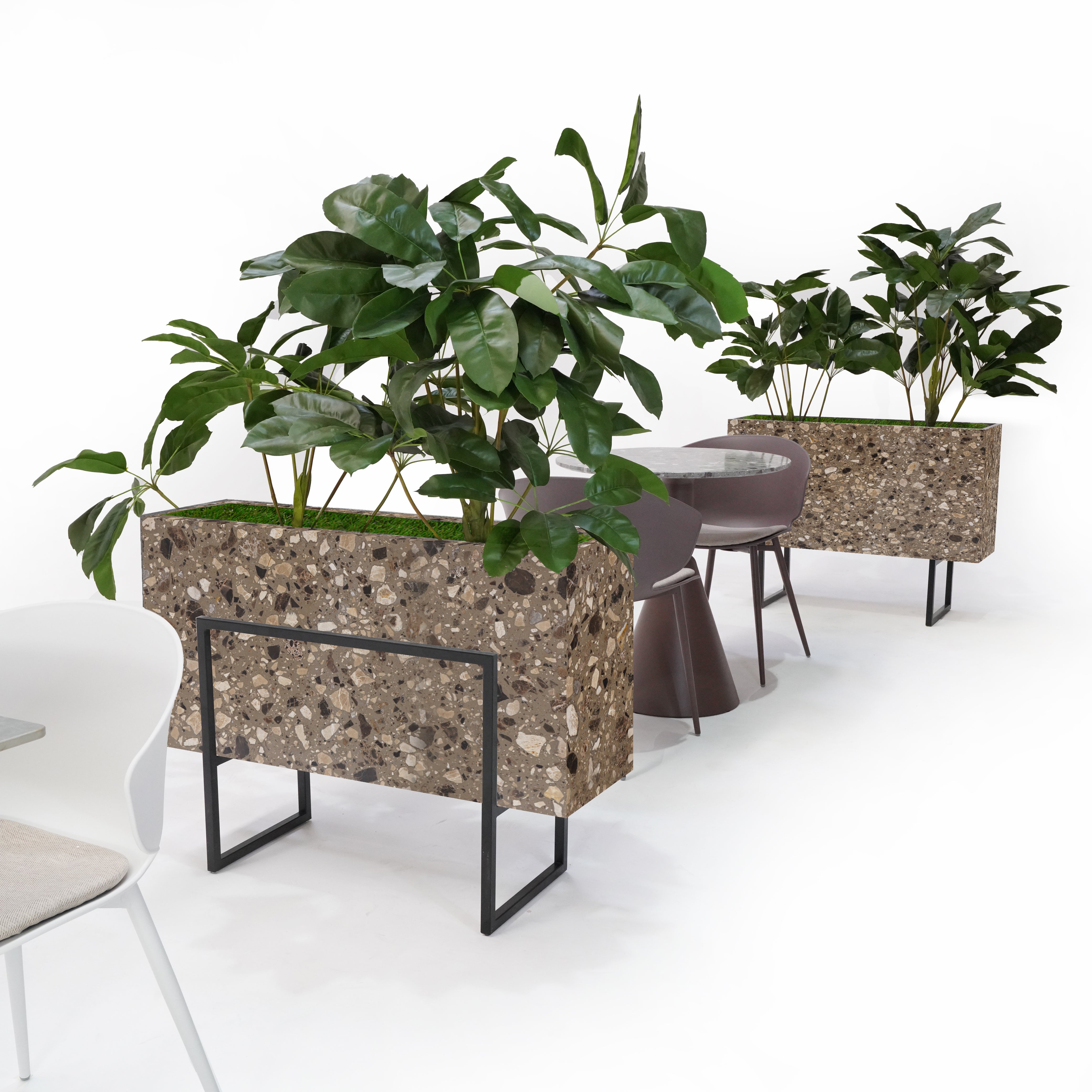 Terrazzo Planter Box 309-N0272 - Planter Boxes - ebarza Furniture UAE | Shop Modern Furniture in Abu Dhabi & Dubai - مفروشات ايبازرا في الامارات | تسوق اثاث عصري وديكورات مميزة في دبي وابوظبي