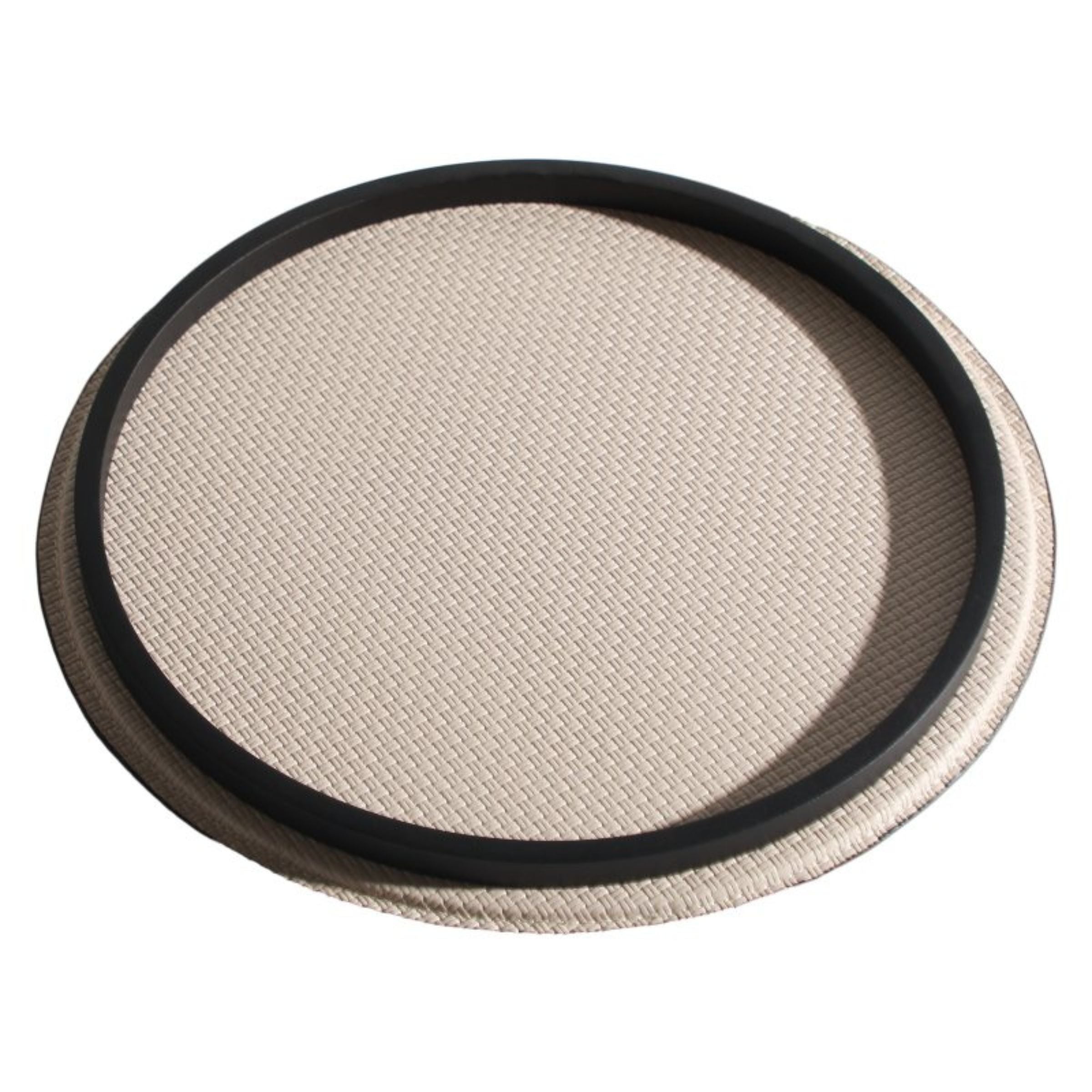 MIILK WHITE ROUND TRAY DT200744AL - Trays - ebarza Furniture UAE | Shop Modern Furniture in Abu Dhabi & Dubai - مفروشات ايبازرا في الامارات | تسوق اثاث عصري وديكورات مميزة في دبي وابوظبي