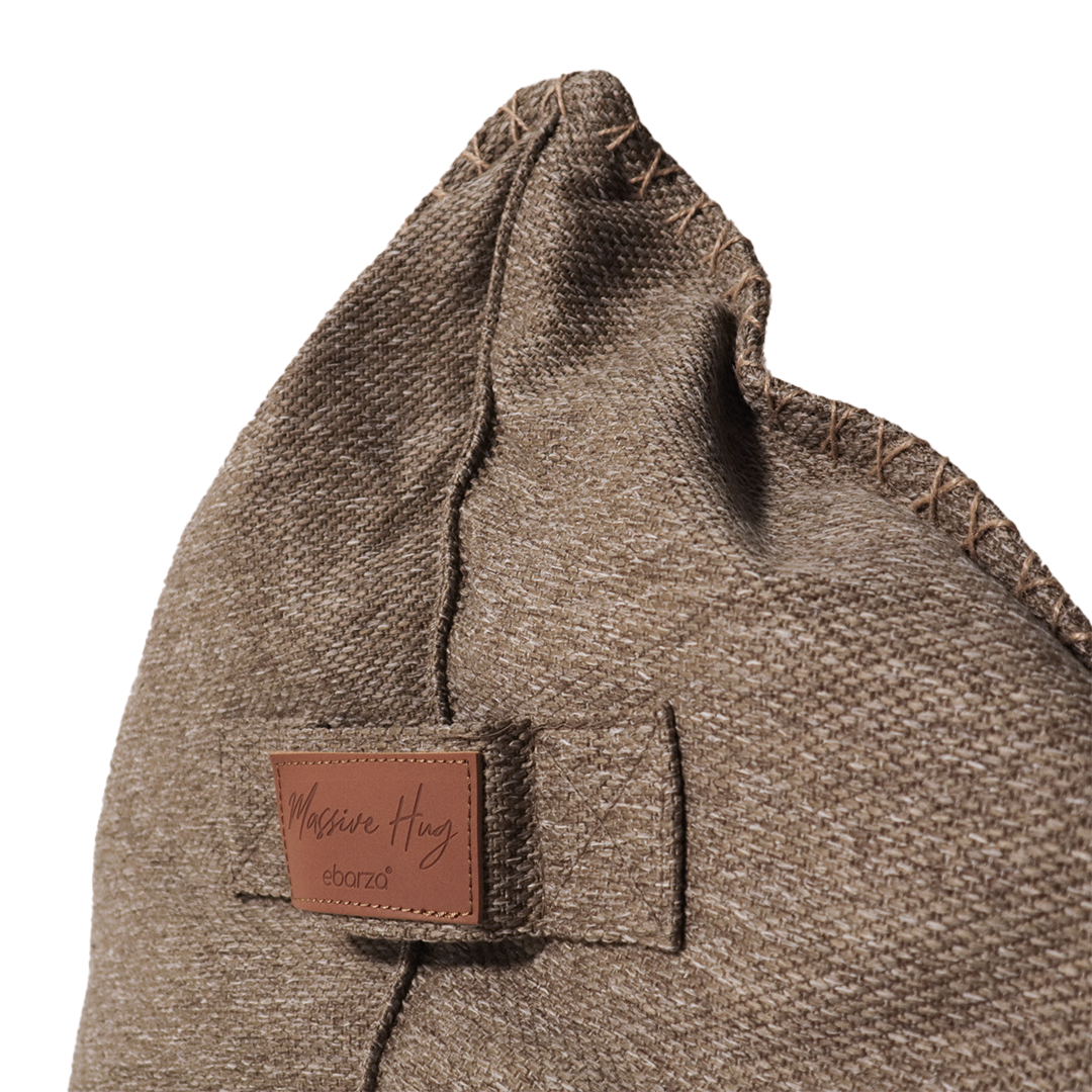 La-Concha Brown Sunproof 100% Olefin Bean Bag 508-BB - Bean Bag - ebarza Furniture UAE | Shop Modern Furniture in Abu Dhabi & Dubai - مفروشات ايبازرا في الامارات | تسوق اثاث عصري وديكورات مميزة في دبي وابوظبي