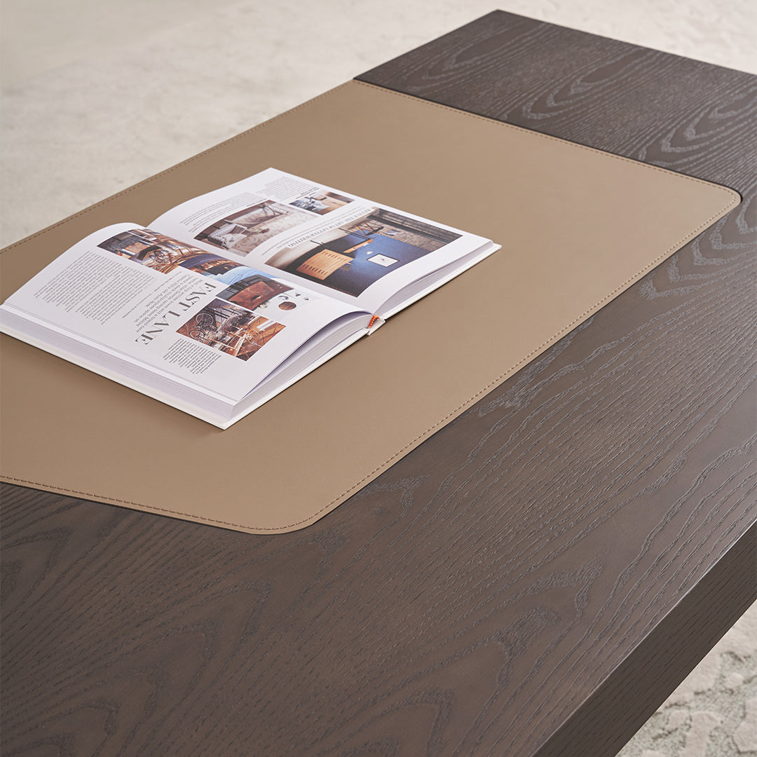 Desert Saddle Leather Office Desk BMBO-ST8026 - Dressers - ebarza Furniture UAE | Shop Modern Furniture in Abu Dhabi & Dubai - مفروشات ايبازرا في الامارات | تسوق اثاث عصري وديكورات مميزة في دبي وابوظبي