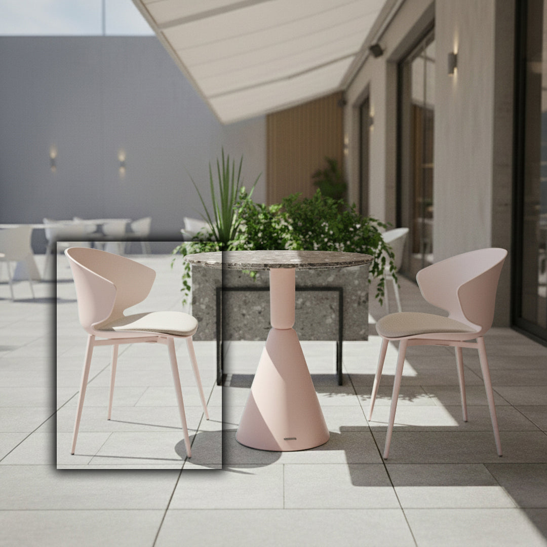 Dining Chair 90Chair-Pink - Chairs - ebarza Furniture UAE | Shop Modern Furniture in Abu Dhabi & Dubai - مفروشات ايبازرا في الامارات | تسوق اثاث عصري وديكورات مميزة في دبي وابوظبي