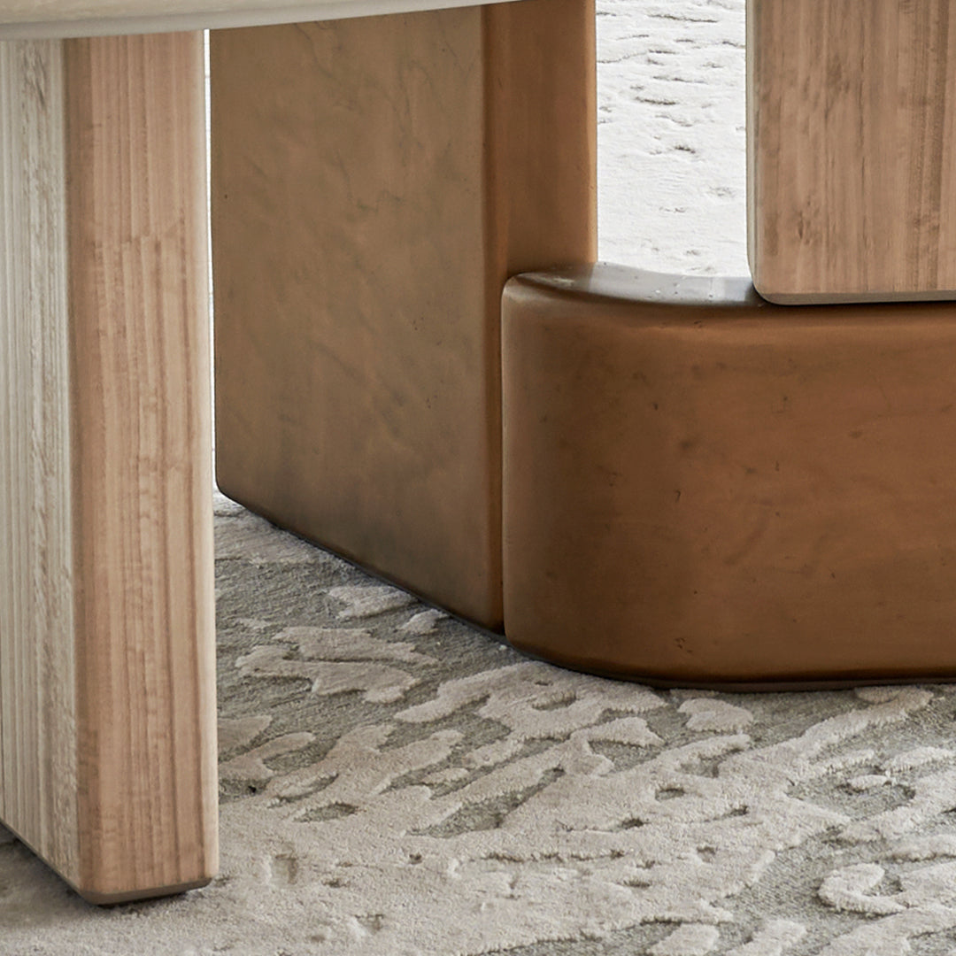 Grandeur Marble/Veneer Dining Table 180cm BMCJ-CT6073 - Dining Tables - ebarza Furniture UAE | Shop Modern Furniture in Abu Dhabi & Dubai - مفروشات ايبازرا في الامارات | تسوق اثاث عصري وديكورات مميزة في دبي وابوظبي