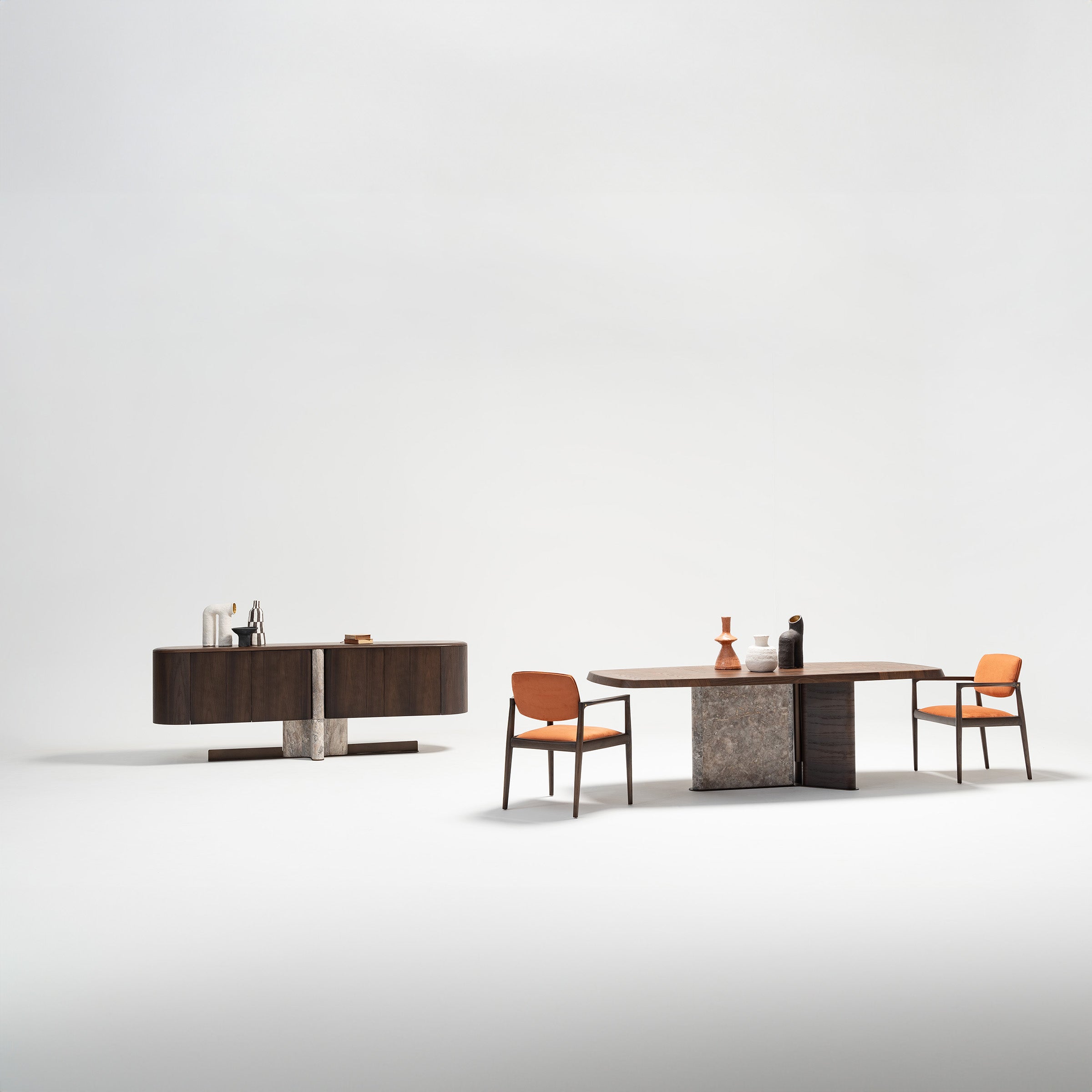 ODEON DINING TABLE 2.78 OD-DT-001 - Dining Tables - ebarza Furniture UAE | Shop Modern Furniture in Abu Dhabi & Dubai - مفروشات ايبازرا في الامارات | تسوق اثاث عصري وديكورات مميزة في دبي وابوظبي