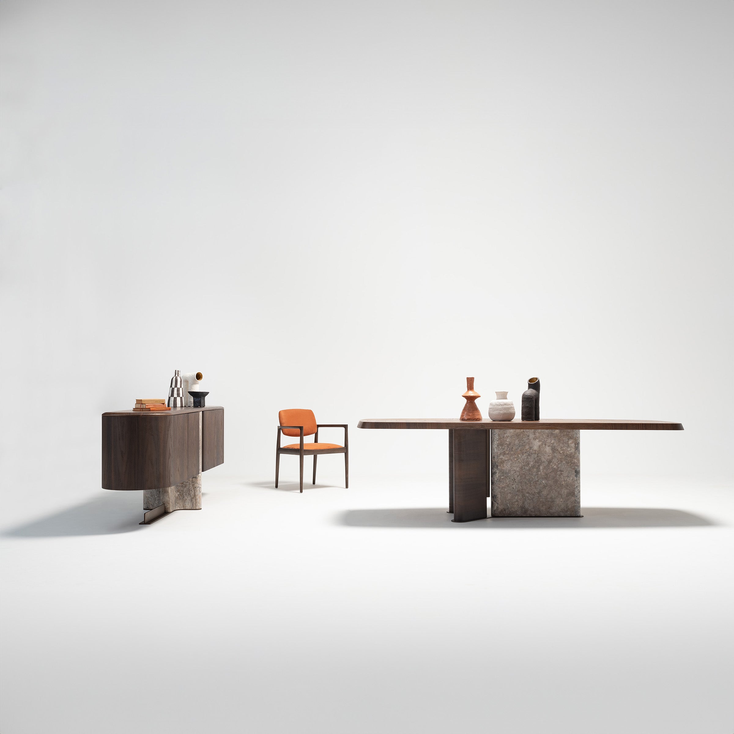 ODEON DINING TABLE 2.78 OD-DT-001 - Dining Tables - ebarza Furniture UAE | Shop Modern Furniture in Abu Dhabi & Dubai - مفروشات ايبازرا في الامارات | تسوق اثاث عصري وديكورات مميزة في دبي وابوظبي
