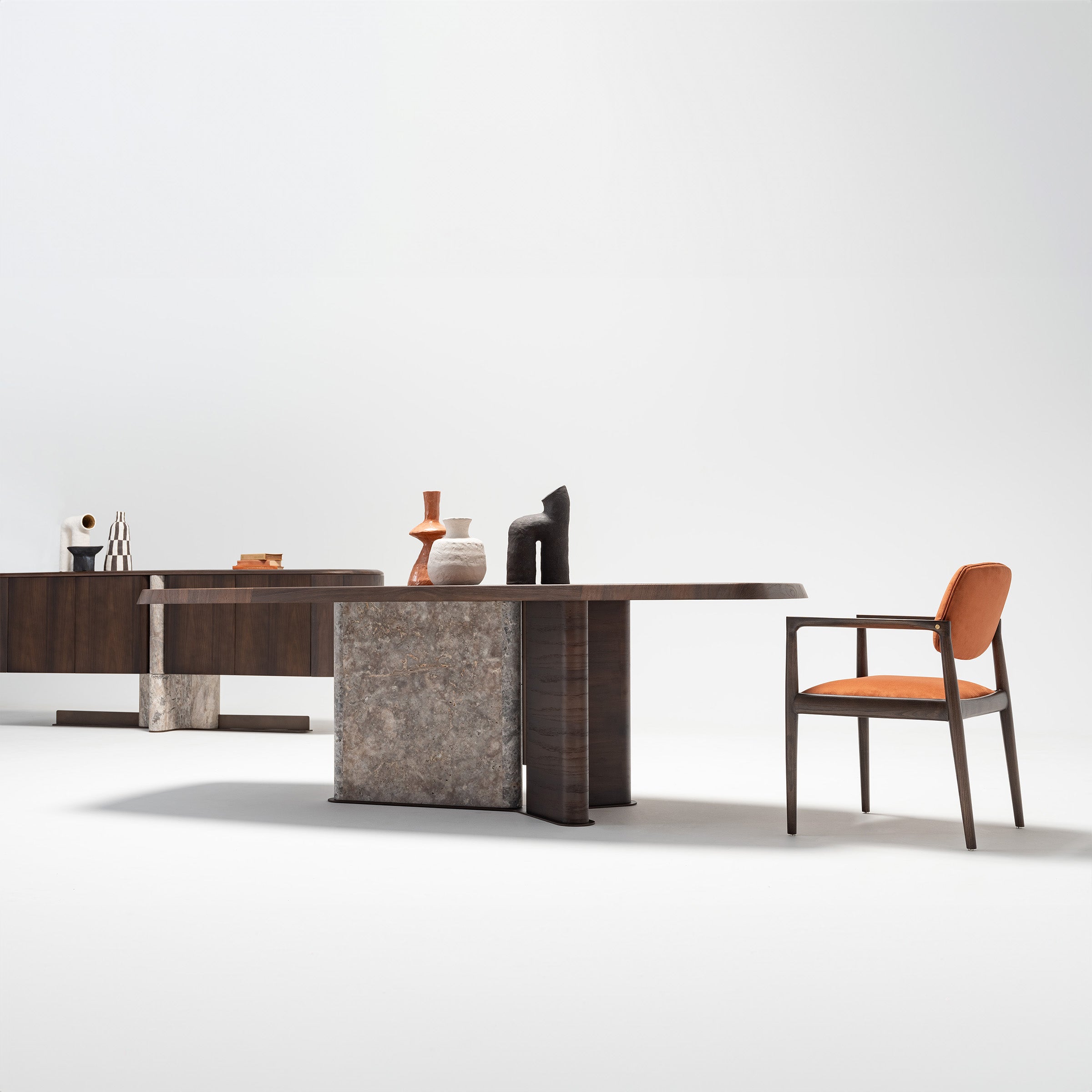 ODEON DINING TABLE 2.78 OD-DT-001 - Dining Tables - ebarza Furniture UAE | Shop Modern Furniture in Abu Dhabi & Dubai - مفروشات ايبازرا في الامارات | تسوق اثاث عصري وديكورات مميزة في دبي وابوظبي
