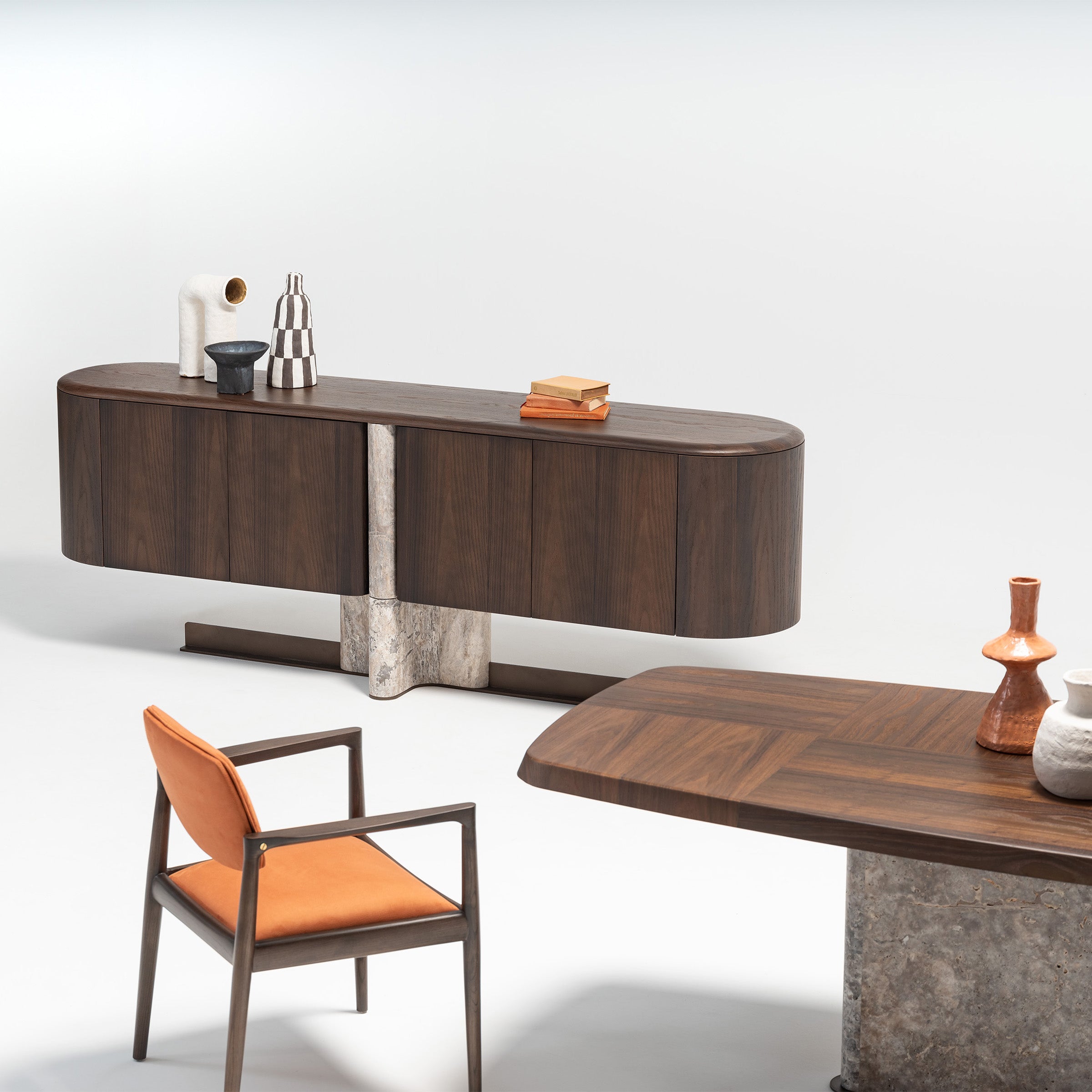 ODEON DINING TABLE 2.78 OD-DT-001 - Dining Tables - ebarza Furniture UAE | Shop Modern Furniture in Abu Dhabi & Dubai - مفروشات ايبازرا في الامارات | تسوق اثاث عصري وديكورات مميزة في دبي وابوظبي