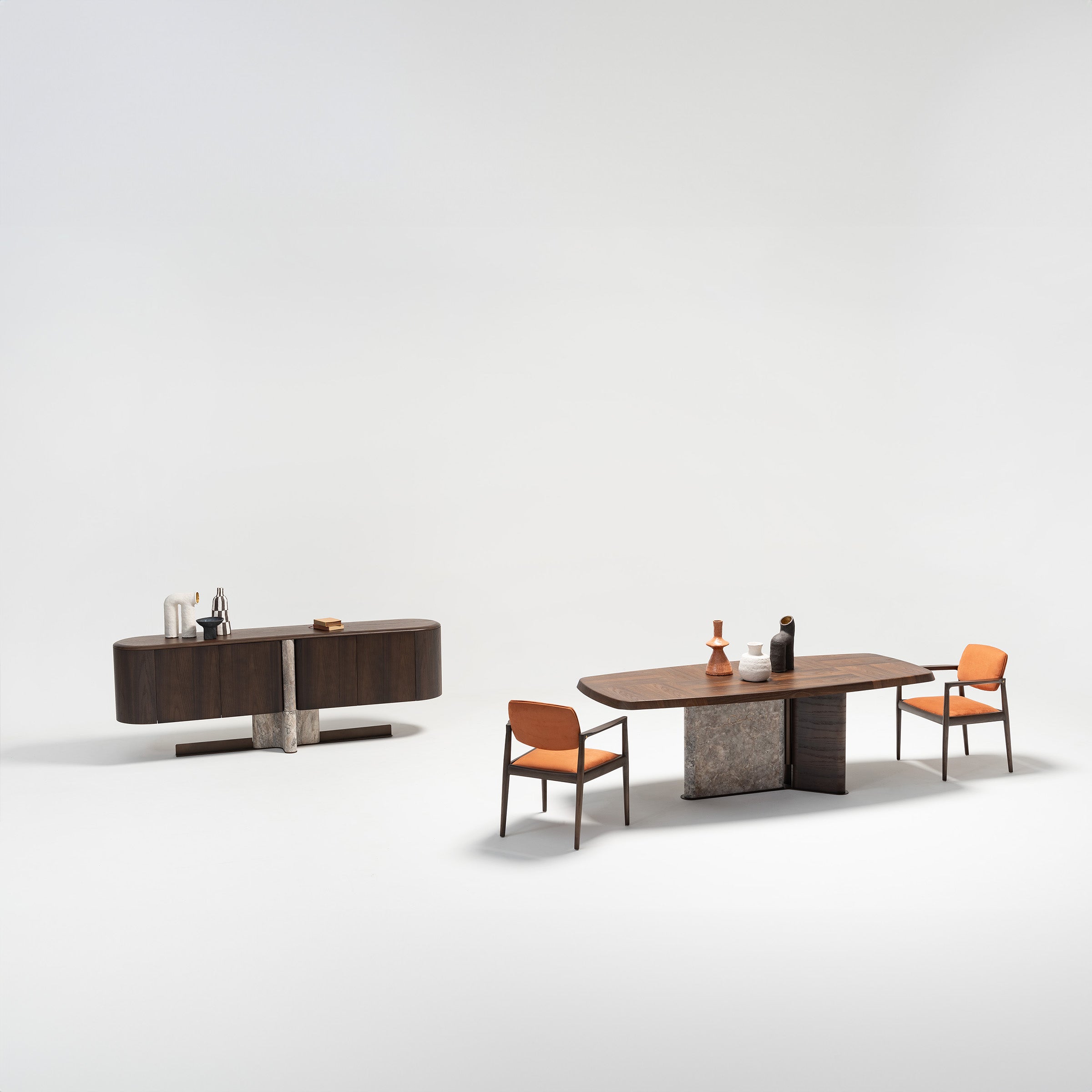 ODEON DINING TABLE 2.78 OD-DT-001 - Dining Tables - ebarza Furniture UAE | Shop Modern Furniture in Abu Dhabi & Dubai - مفروشات ايبازرا في الامارات | تسوق اثاث عصري وديكورات مميزة في دبي وابوظبي