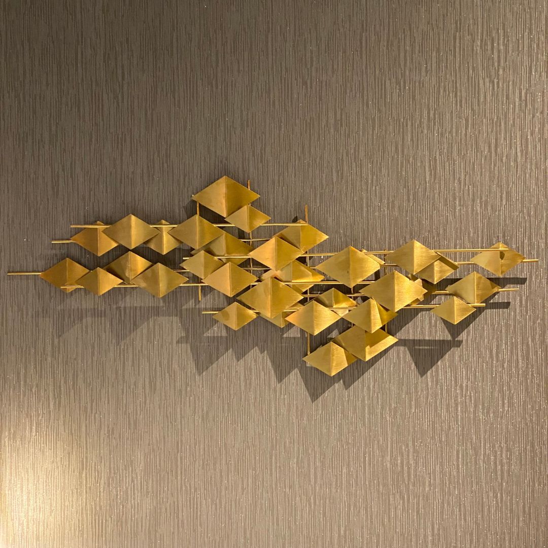 Display Item - The Flock Handcrafted Stainless Steel Artwork Z08023-G Nakheel -  DISPLAY ITEM - ebarza Furniture UAE | Shop Modern Furniture in Abu Dhabi & Dubai - مفروشات ايبازرا في الامارات | تسوق اثاث عصري وديكورات مميزة في دبي وابوظبي