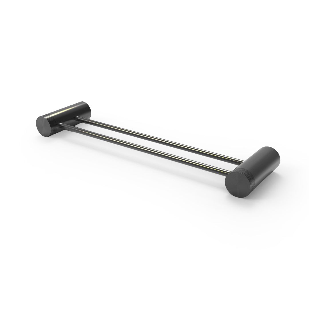 Double Towel Bar - 60cm 901 08ABCG -  Bathroom Accessories - ebarza Furniture UAE | Shop Modern Furniture in Abu Dhabi & Dubai - مفروشات ايبازرا في الامارات | تسوق اثاث عصري وديكورات مميزة في دبي وابوظبي