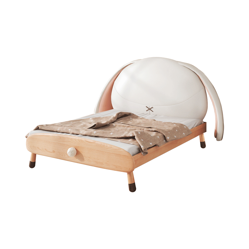KIDS Thumper the Bunny Wood BED E2111H - Kids Beds - ebarza Furniture UAE | Shop Modern Furniture in Abu Dhabi & Dubai - مفروشات ايبازرا في الامارات | تسوق اثاث عصري وديكورات مميزة في دبي وابوظبي