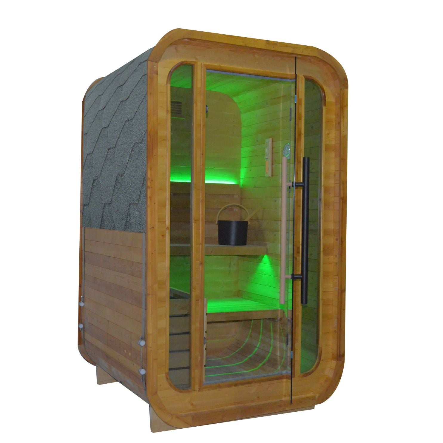 EBARZA Indoor/outdoor SAUNA ROOM LM-BR200TD - Sauna Room - ebarza Furniture UAE | Shop Modern Furniture in Abu Dhabi & Dubai - مفروشات ايبازرا في الامارات | تسوق اثاث عصري وديكورات مميزة في دبي وابوظبي
