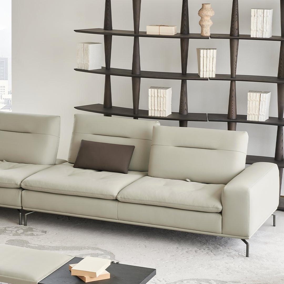 Nexus 2 Seater Right Arm Modular Sofa - AMF-S180/WF ex -  Sofas - ebarza Furniture UAE | Shop Modern Furniture in Abu Dhabi & Dubai - مفروشات ايبازرا في الامارات | تسوق اثاث عصري وديكورات مميزة في دبي وابوظبي